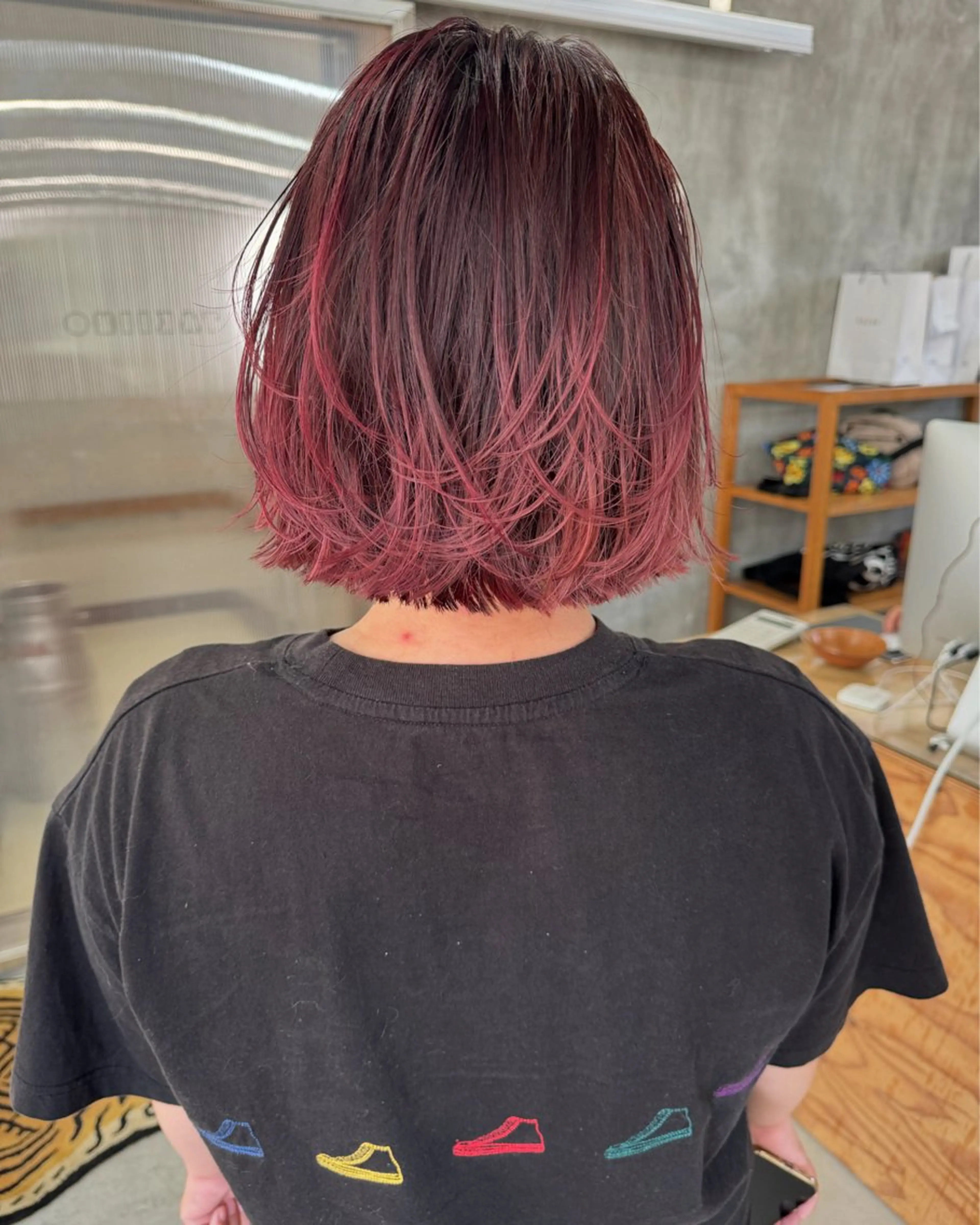 ミディアム サトウ レンマのヘアスタイル