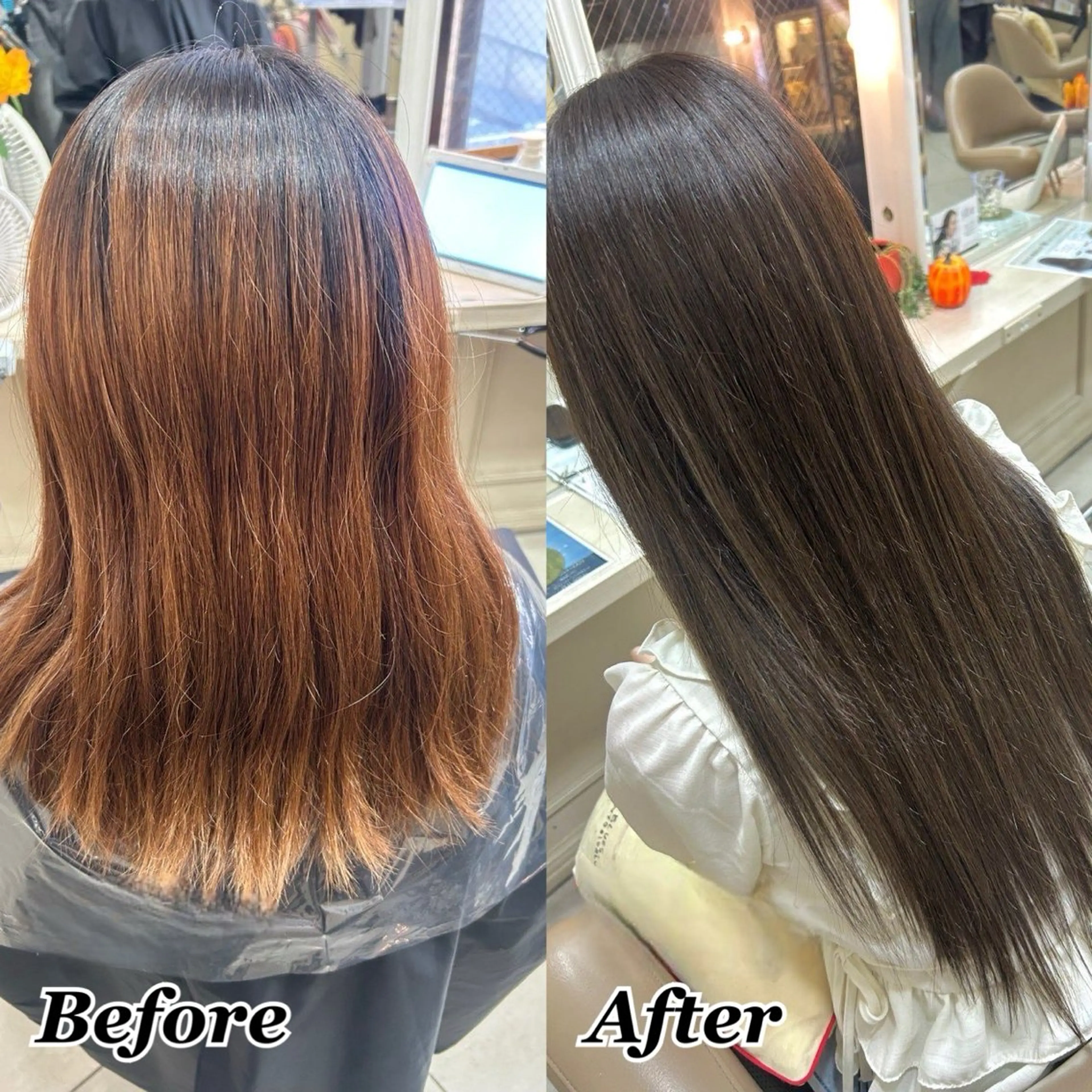 ヘアカラー エクステ ヘアメ🎀推しカラー 🥣横浜/しほ🧸のヘアスタイル