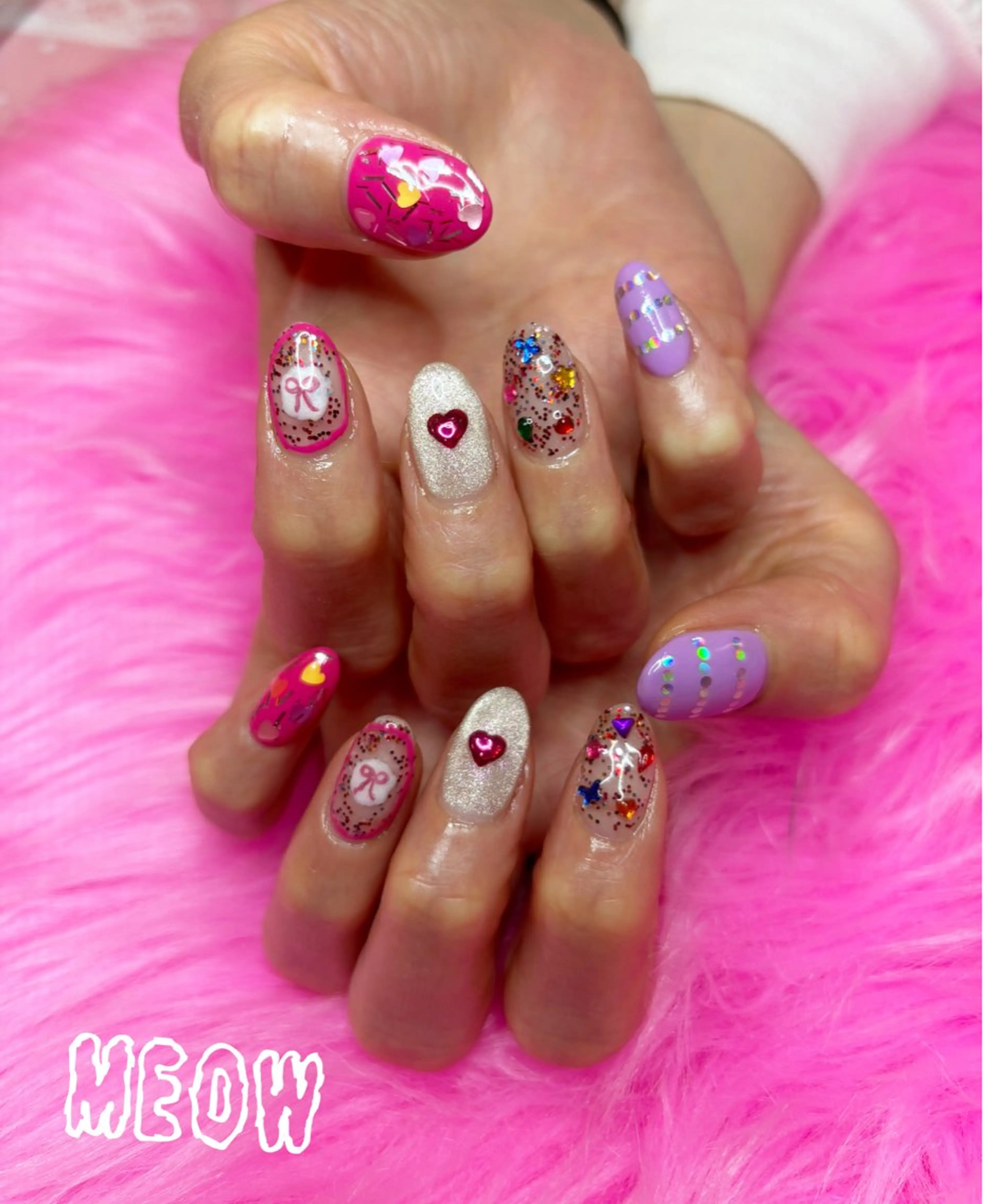ネイル ハンドネイル BodyDesignSalonEene.所属・MEOW RANのネイルデザイン