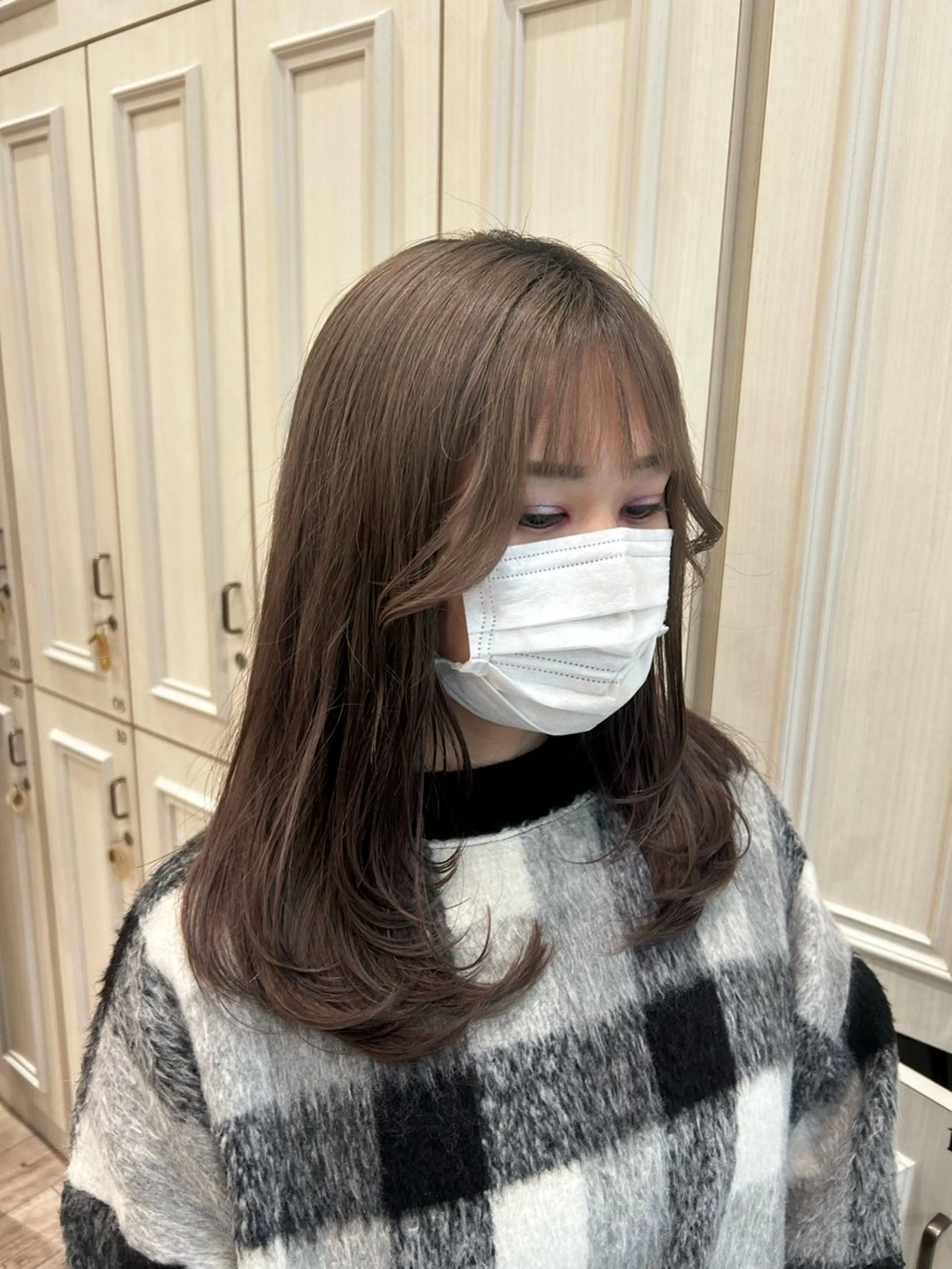 ロング 梅田美容室/ ウルフカットのヘアスタイル