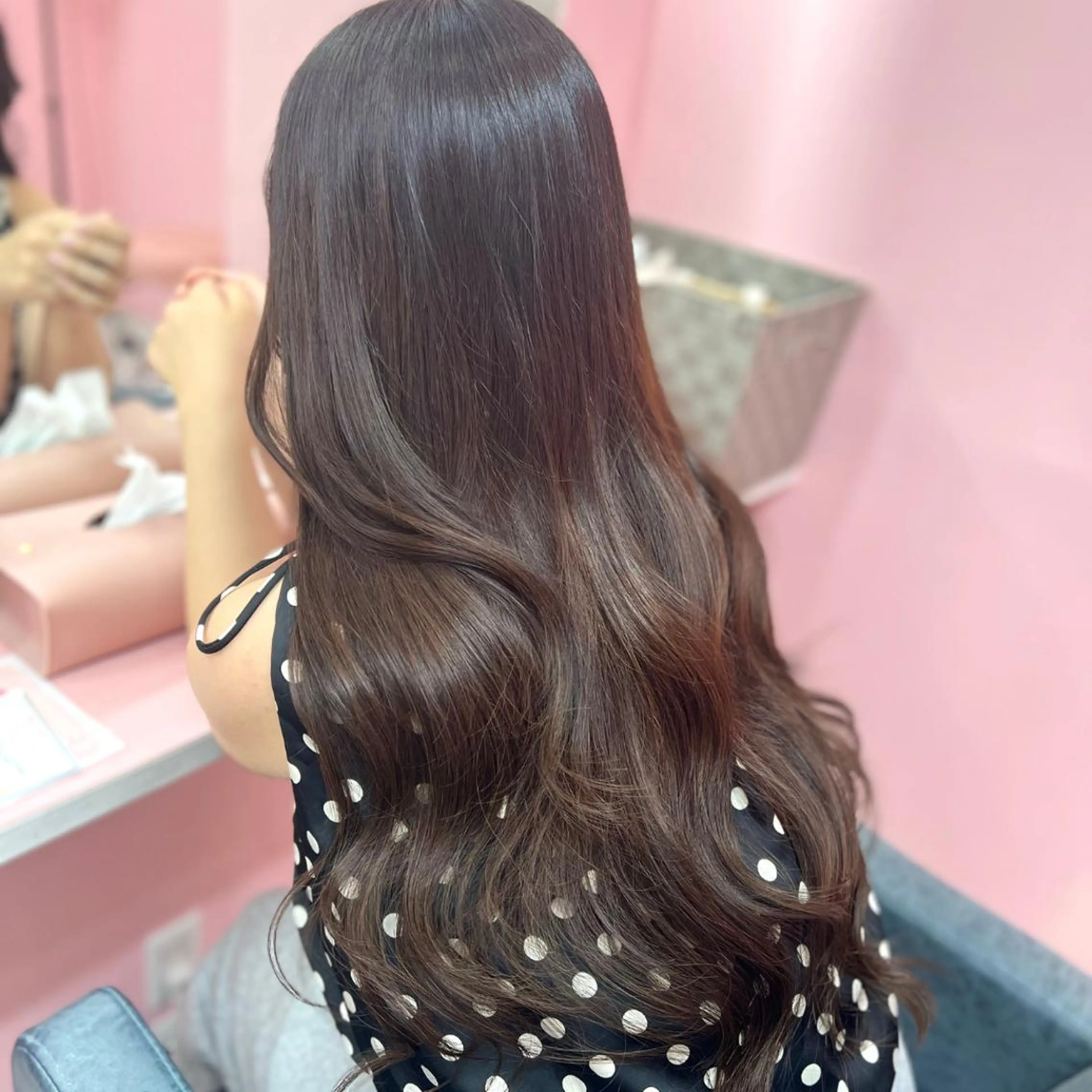 ロング シールエクステ エクステ 韓国風ヘア ロング SEASON 大阪梅田駅徒歩7分のヘアスタイル