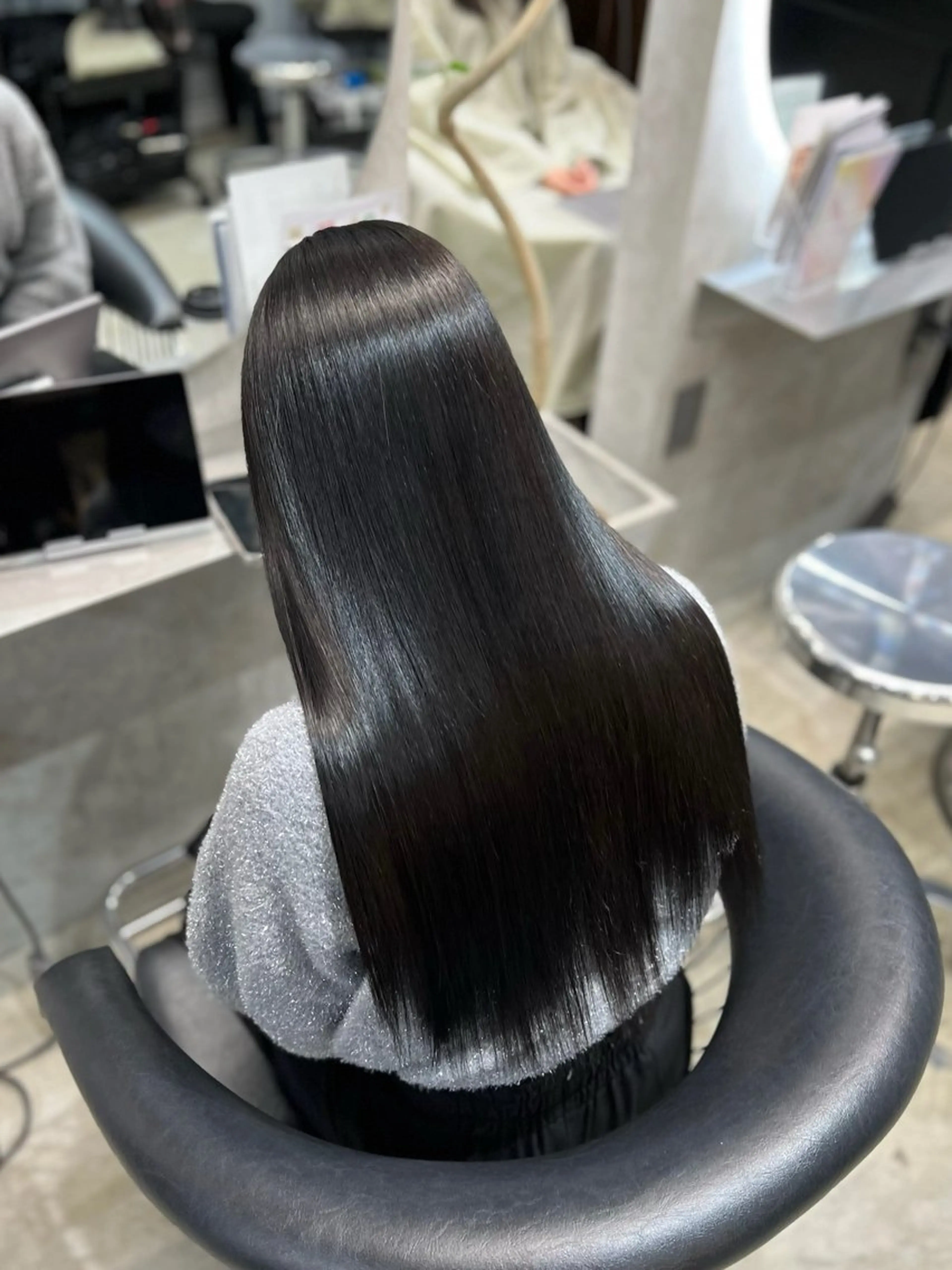 ロング カラー カット ヘアカラー トリートメント etora 渋谷所属・ワンホン×韓国/ 髪質改善/itaruのヘアスタイル