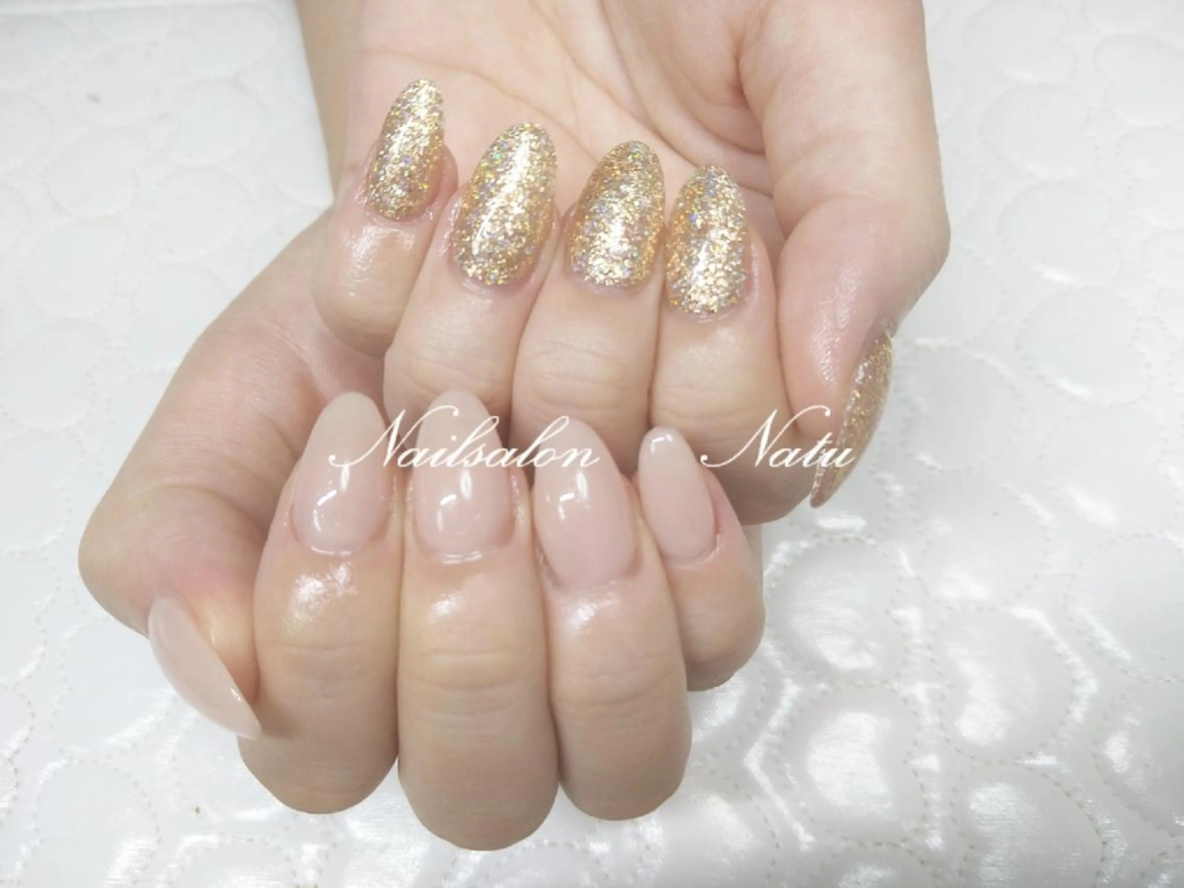 ネイル 長さ出し ショートネイル nailsalon　 Natuのネイルデザイン