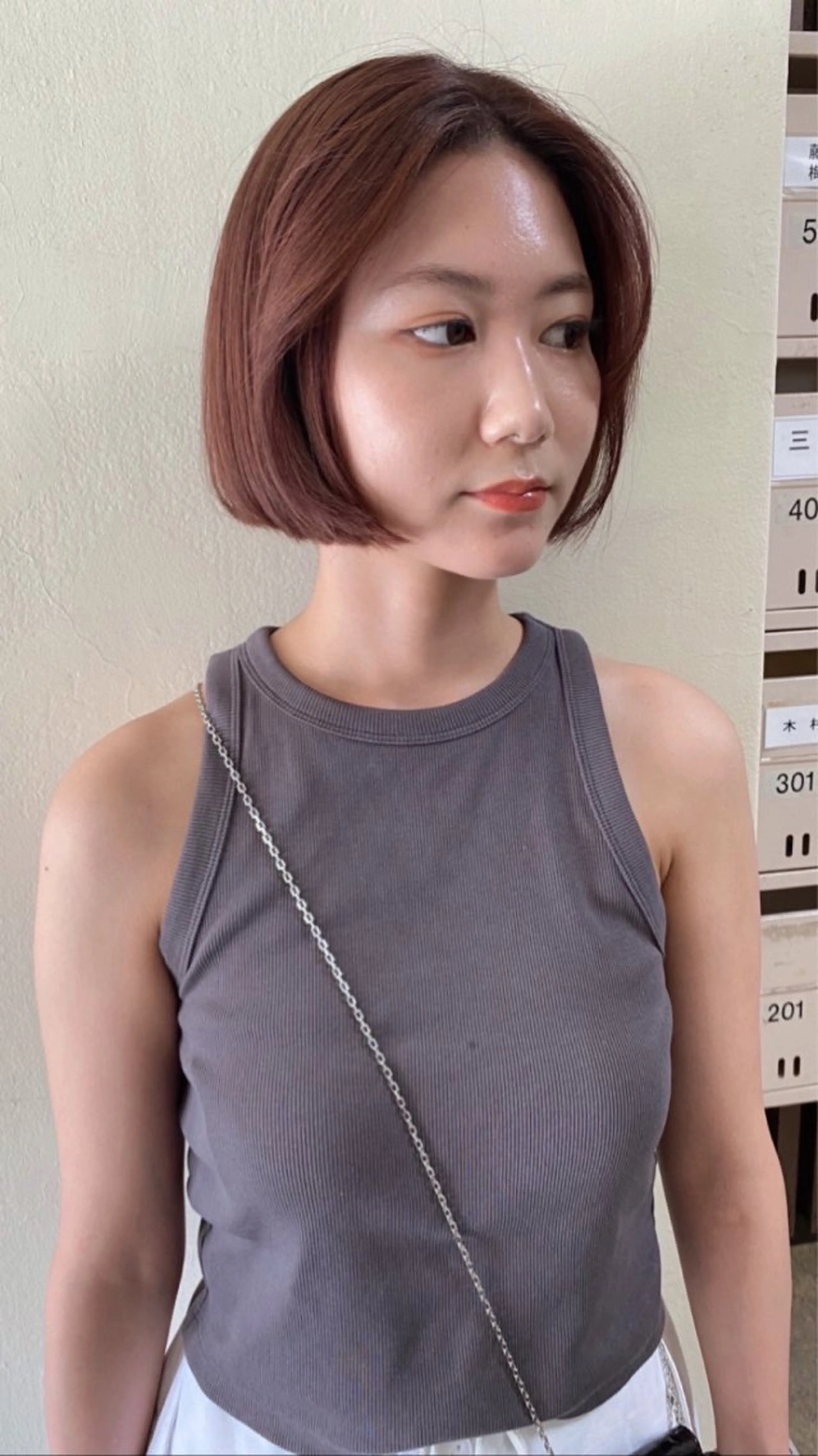 ショート カラー ヘアアレンジ メンズ ネイル マツエク・マツパ アイブロウ ボブ 広島/ボブ/レイヤー 🌿‬wakabaのヘアスタイル