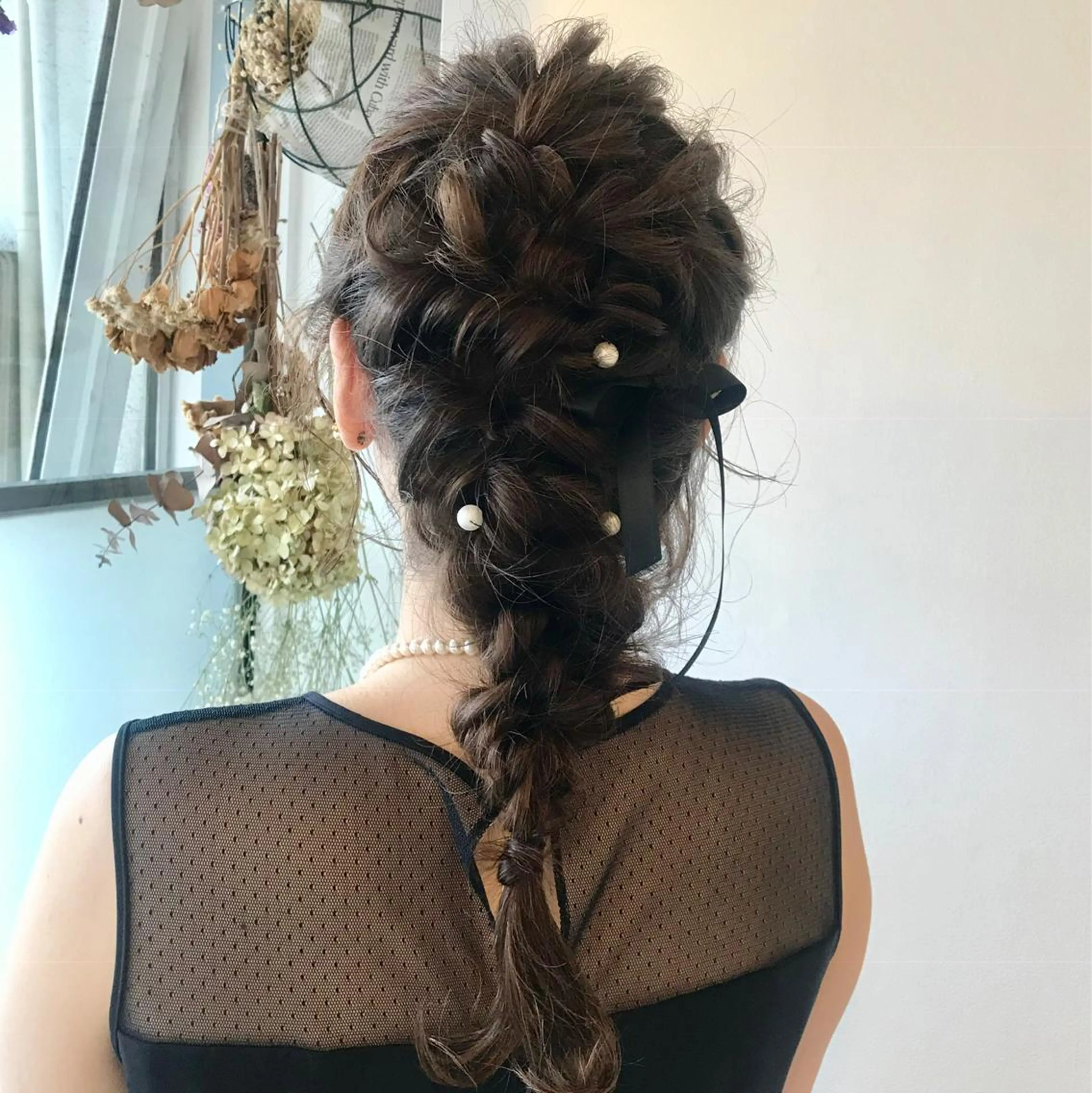 ヘアアレンジ milis 知崎春奈のヘアスタイル