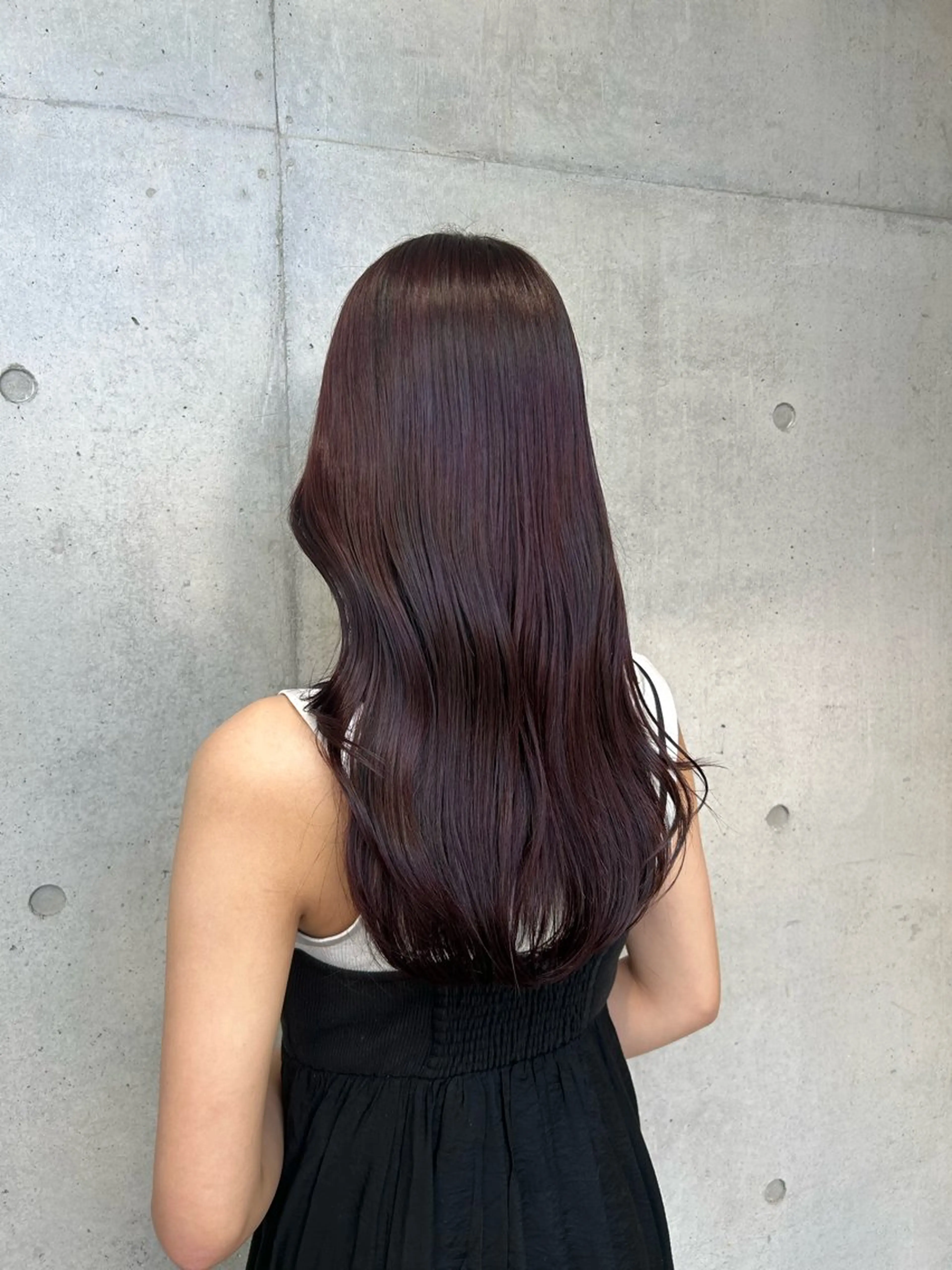 ロング カラー ヘアアレンジ カット ヘアカラー トリートメント ボブ艶モテカラー🫧 カリンのヘアスタイル