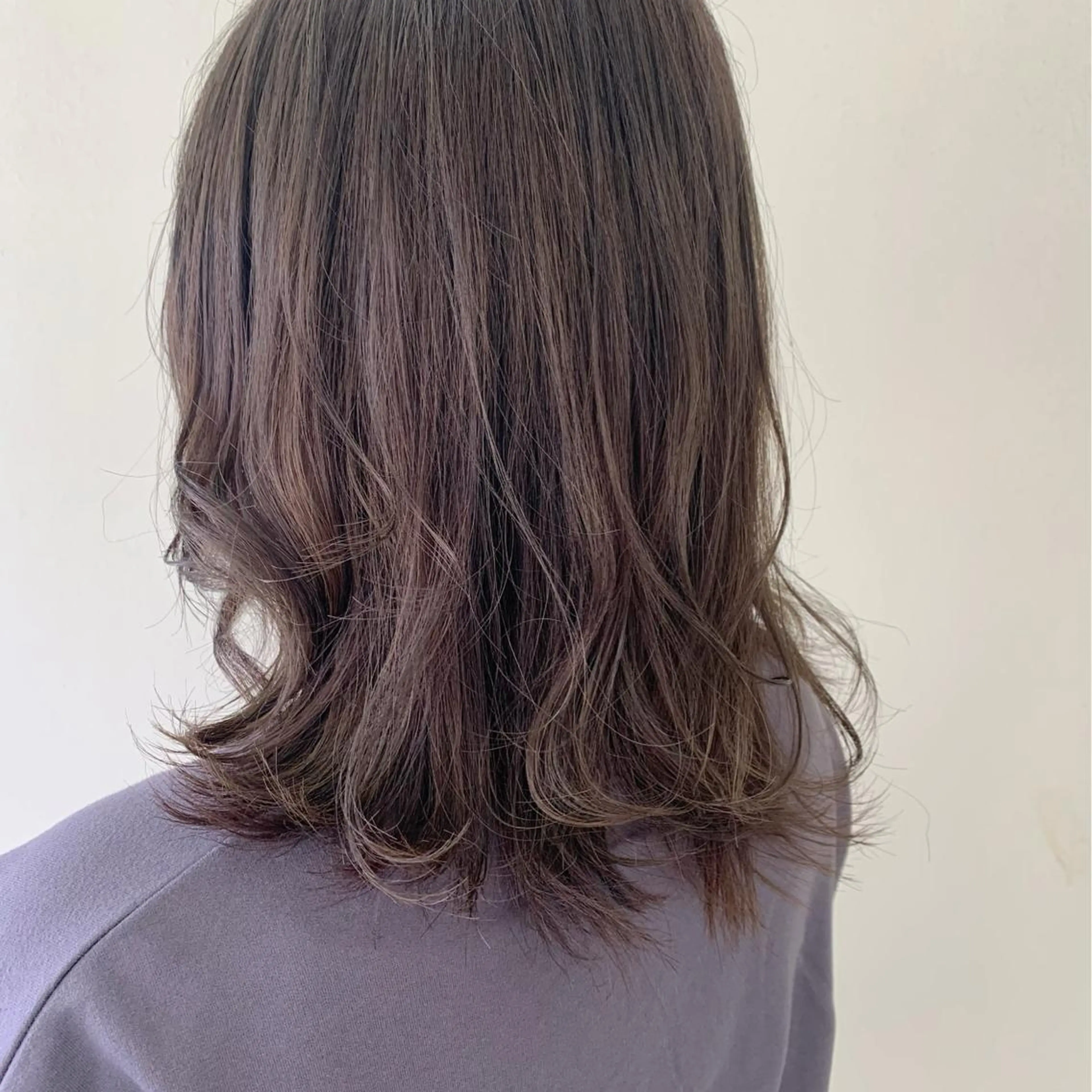 ミディアム カット ヘアカラー トリートメント 韓国ﾍｱ&ｼｮｰﾄ ボブ💜桑原のヘアスタイル