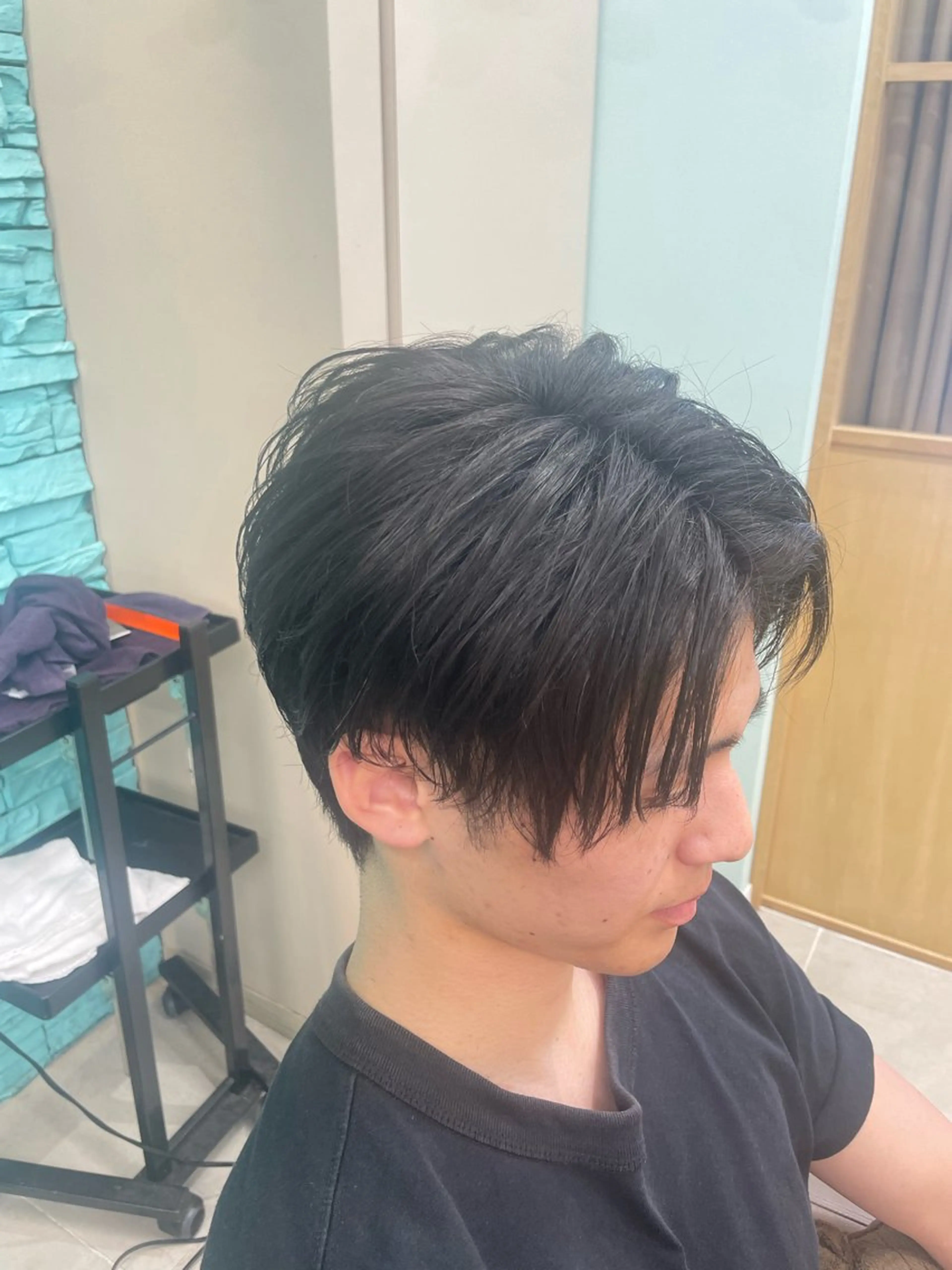 ショート メンズ KEITO/髪質改善 ／白髪ぼかしカラーのヘアスタイル