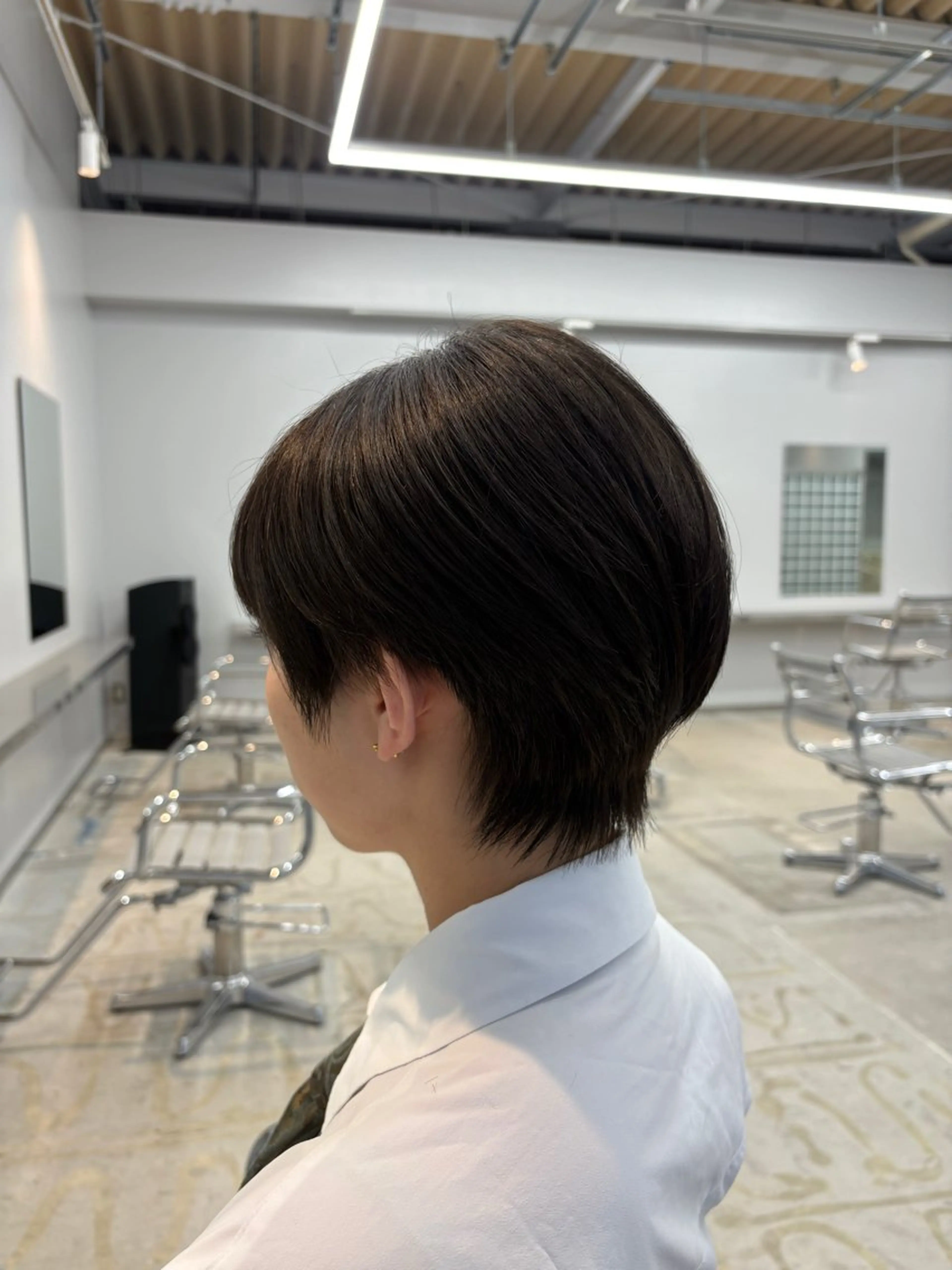 ショート 丸みショート ショートヘア カット ヘアカラー 渡部 心柚のヘアスタイル