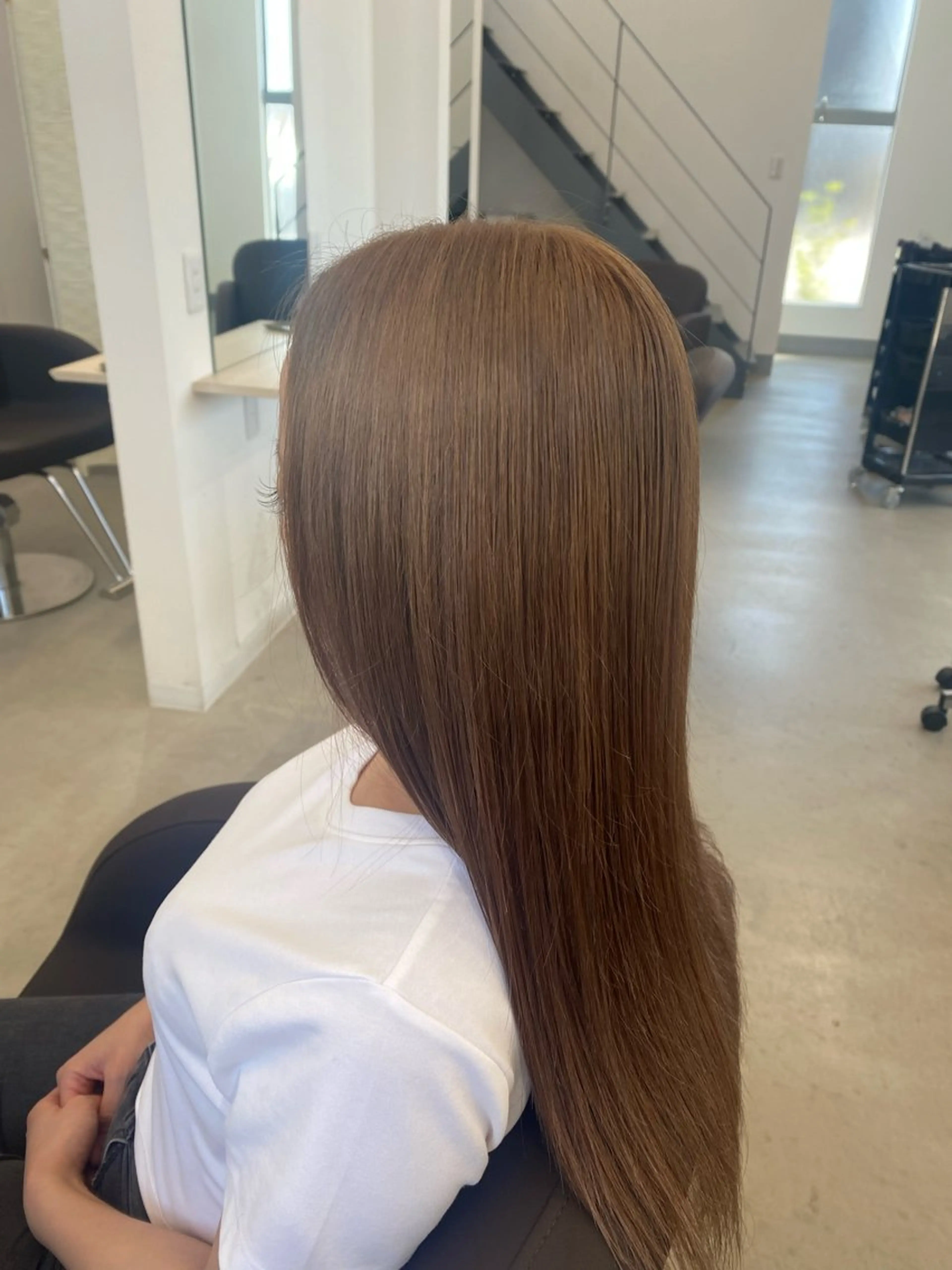 ロング ヘアカラー 矢野 心瑛来のヘアスタイル