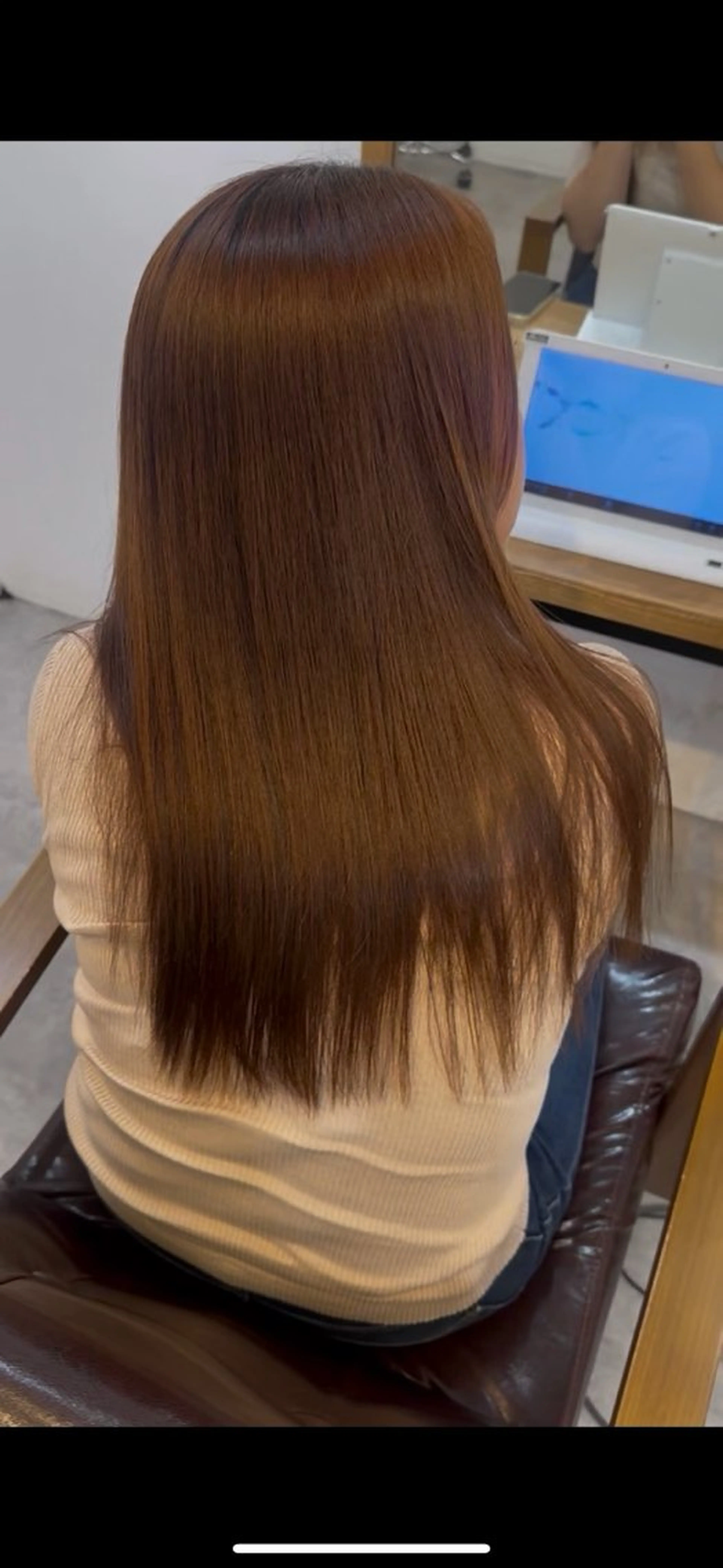 ロング カラー メンズ カット ヘアカラー 縮毛矯正 トリートメント 安藤 聖麻のヘアスタイル