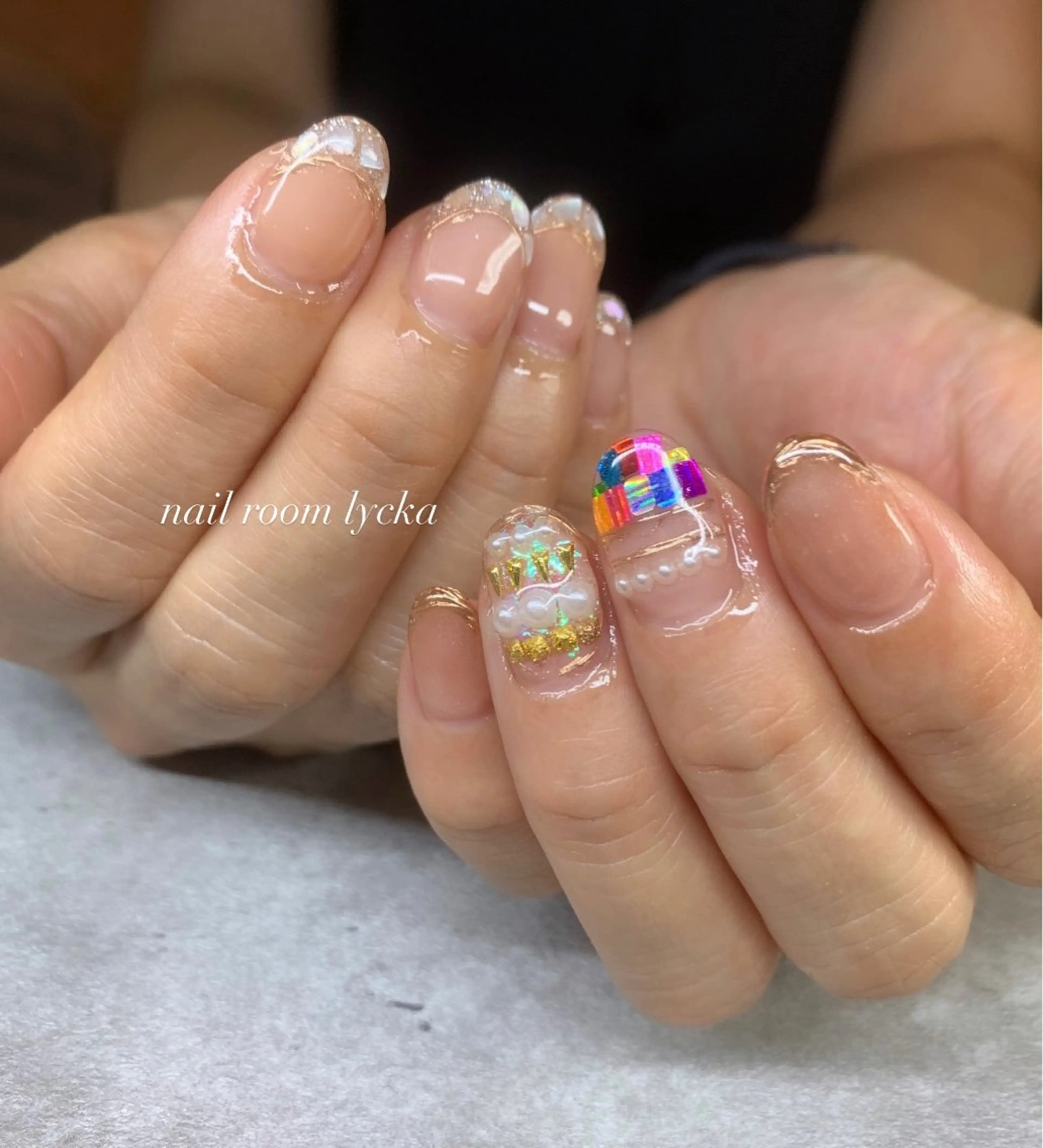 ネイル ﾈｲﾙﾙｰﾑﾘｯｶ 𝐦𝐚𝐲𝐮のネイルデザイン