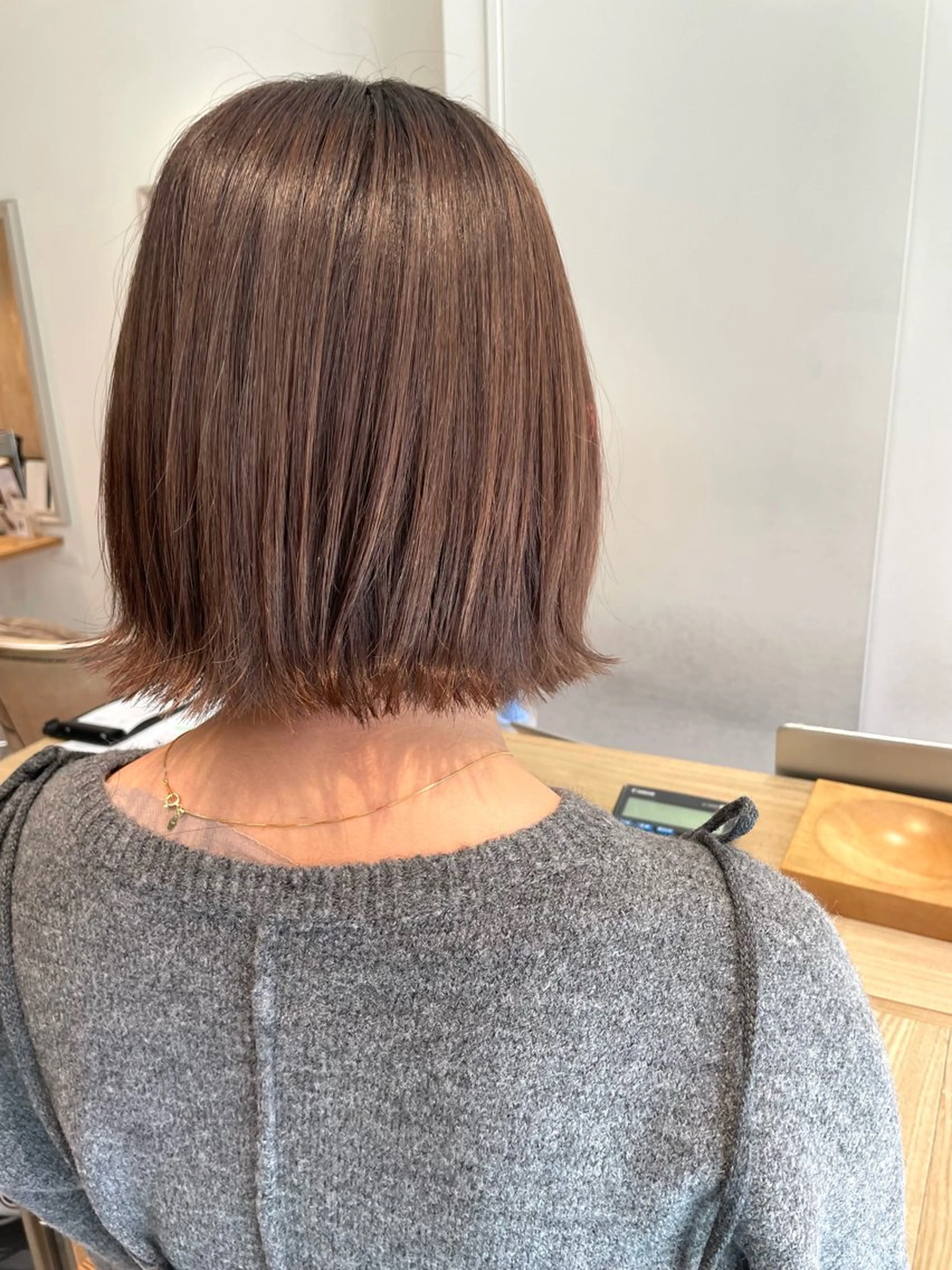 ショート カラー ボブ／パーマ指名 No. 1🍃れんとのヘアスタイル