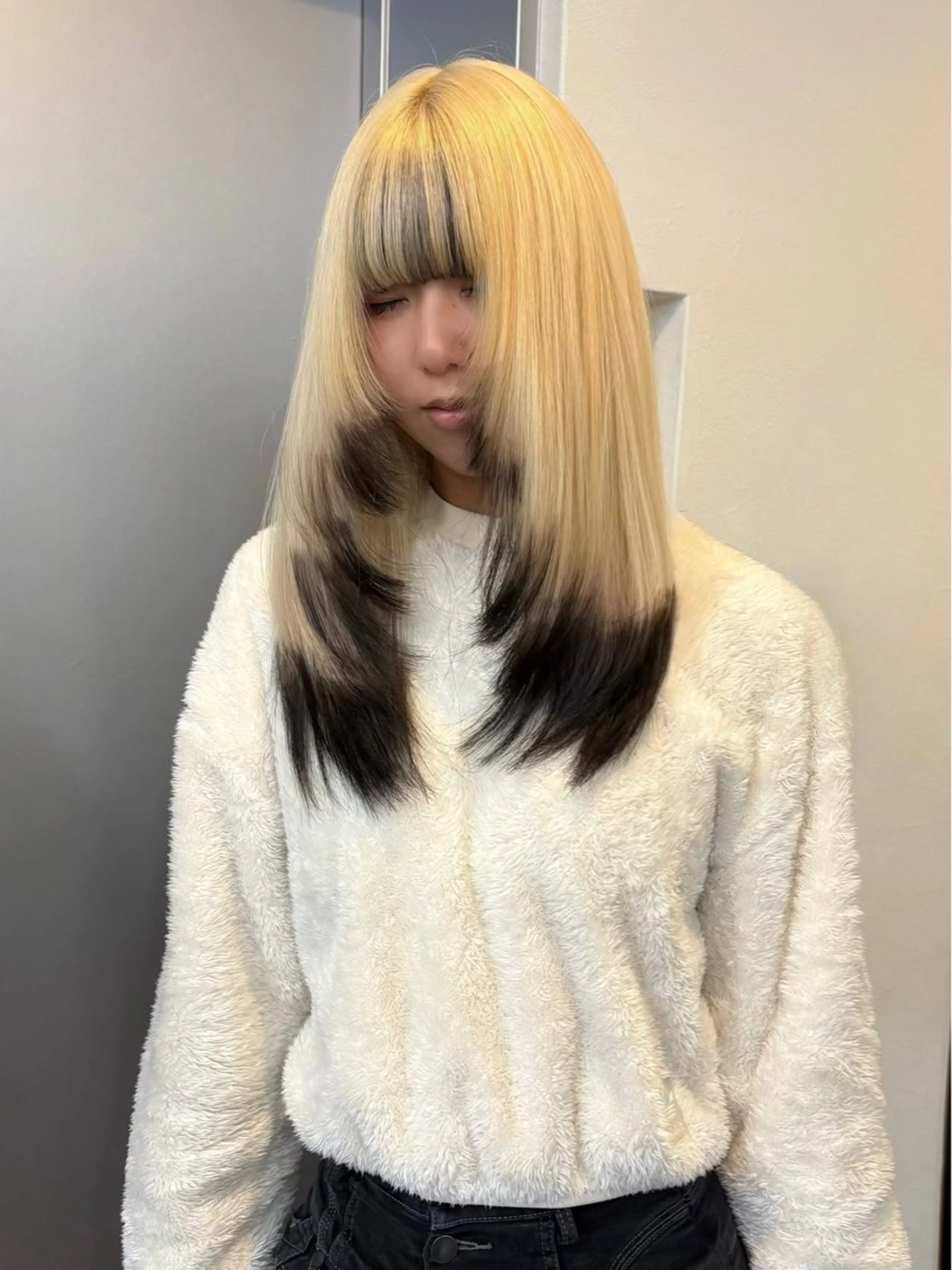 ロング ヘアカラー なんば🍓 似合わせカラー🐬のヘアスタイル
