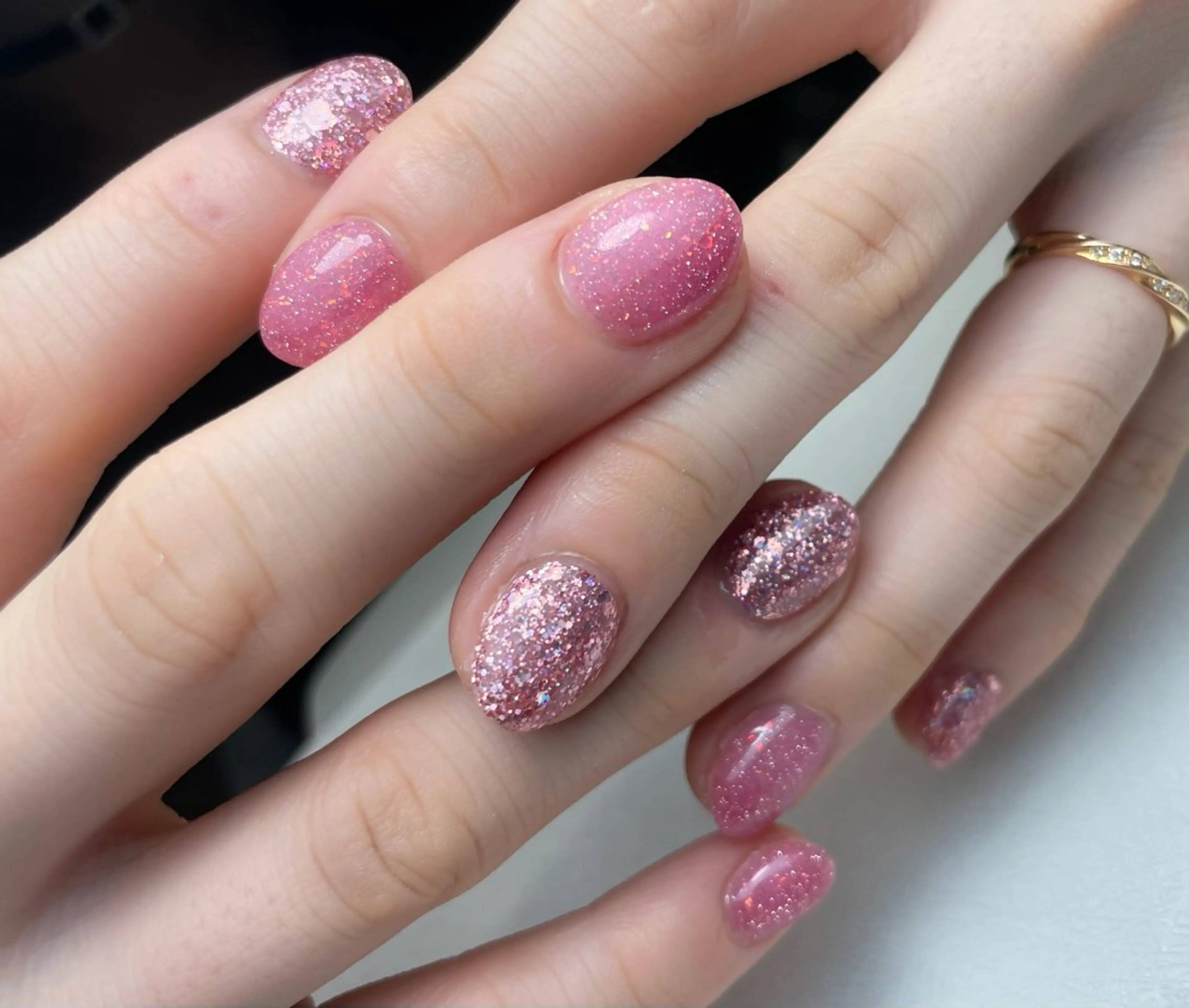 ネイル オーロラネイル 長さ出し フットネイル フレンチネイル ジェルネイル 中野駅から2分 MEO NAILのネイルデザイン