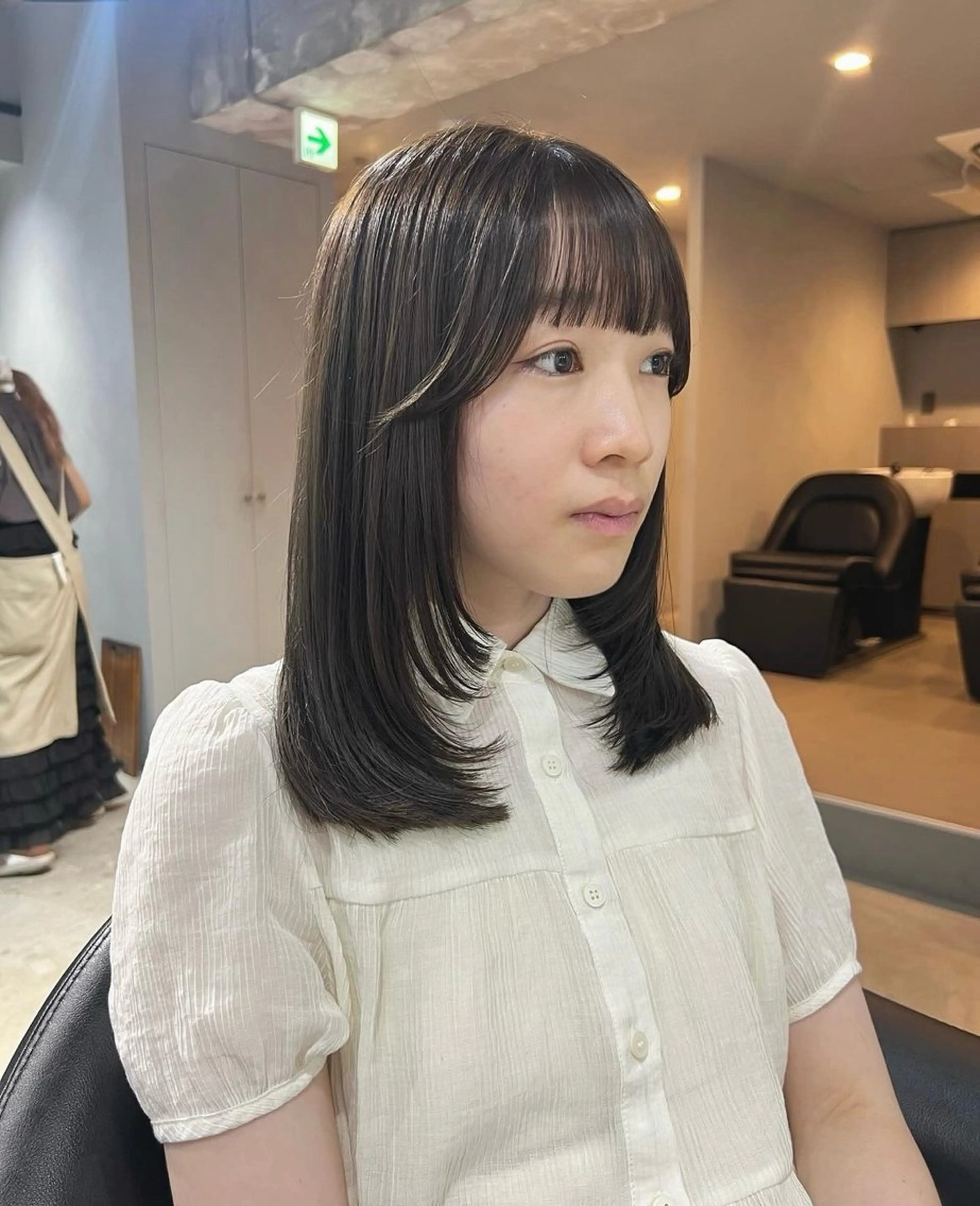 ミディアム カラー カット ヘアカラー トリートメント akane/ボブ /ブラウンベージュのヘアスタイル