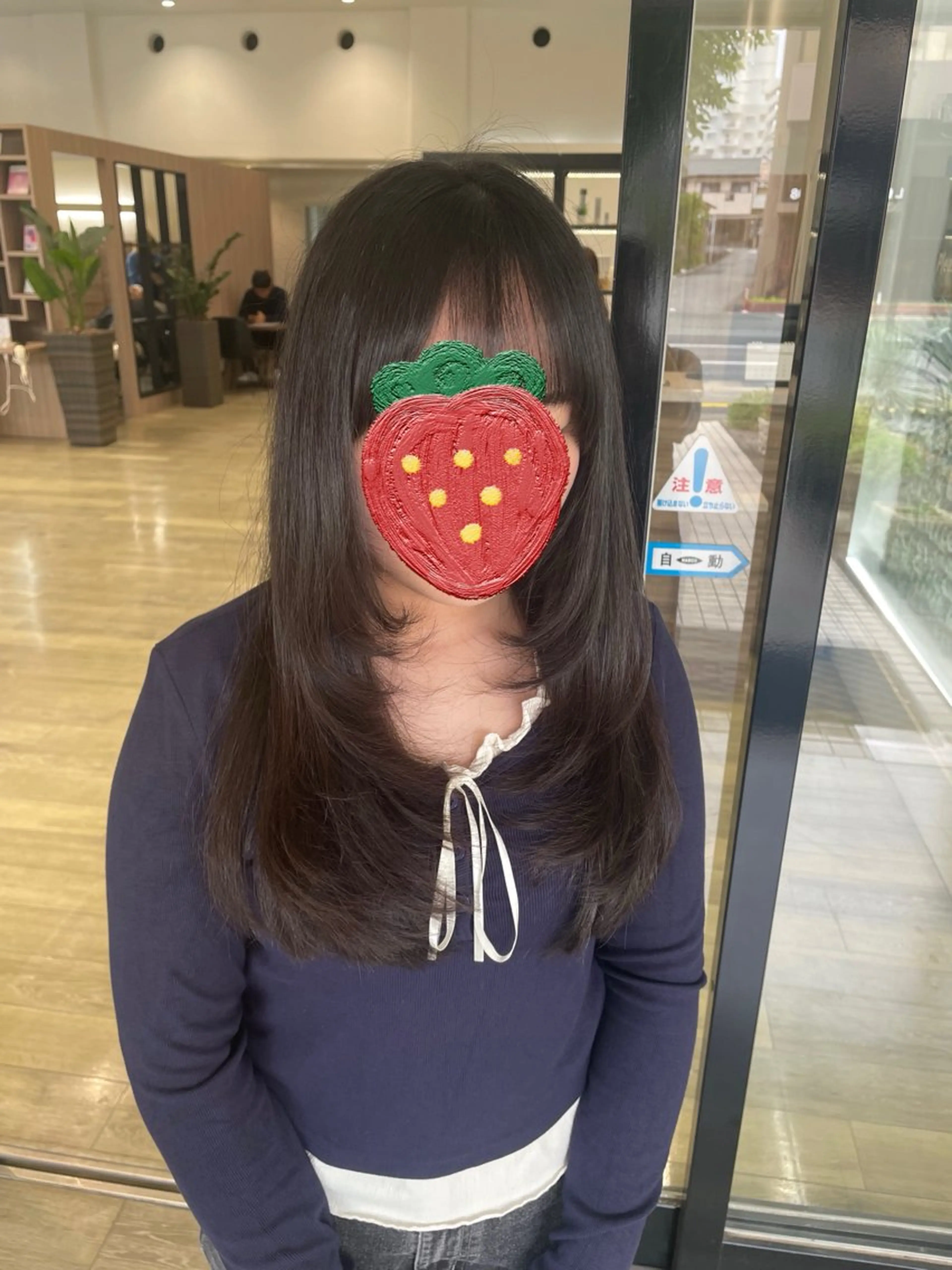 ロング ハイレイヤー レイヤーカット カット 田中 あかりのヘアスタイル