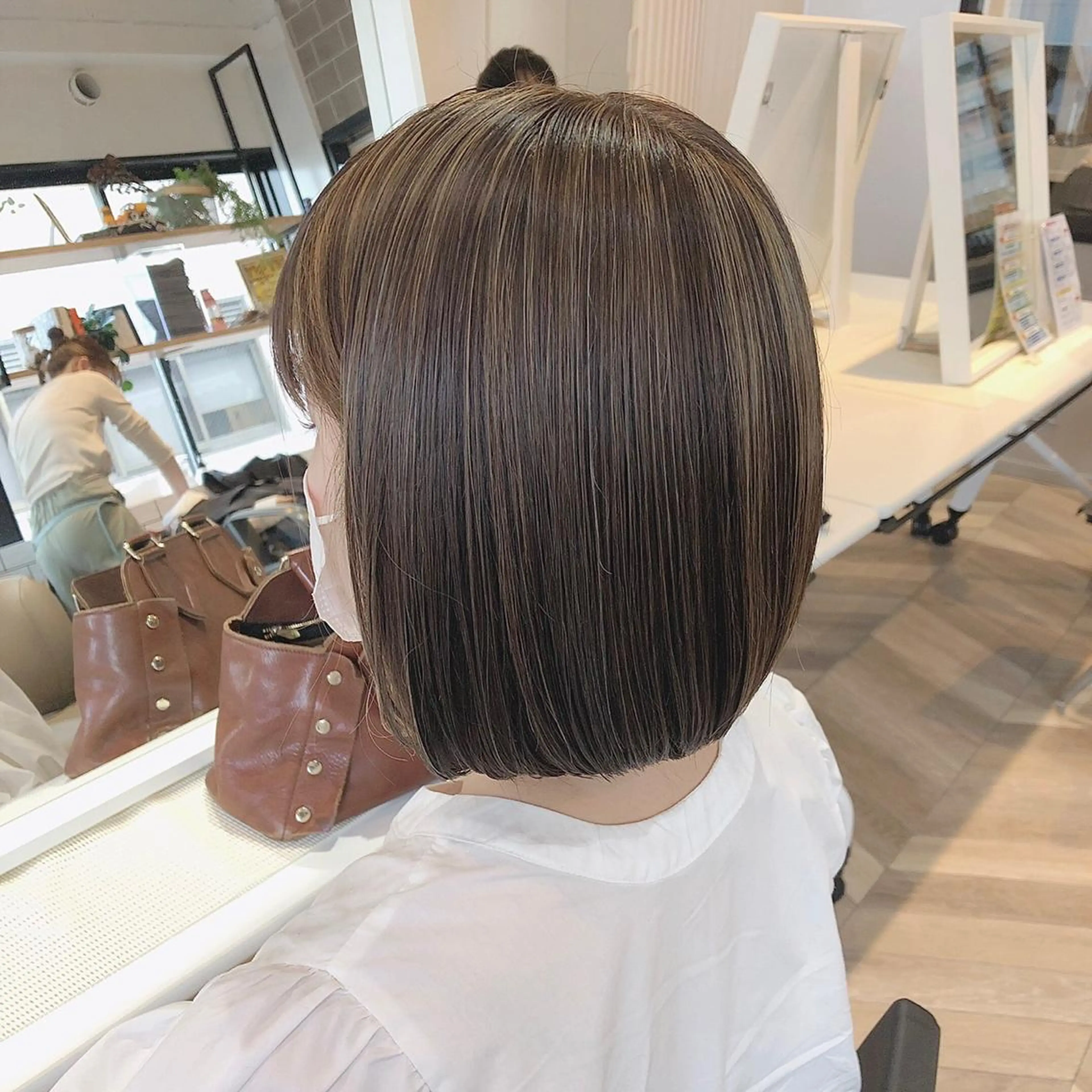 ショート カラー ブリーチ ハイライトカラー ハイライト 縮毛矯正 💈メンズ💈 池田蒼竜のヘアスタイル