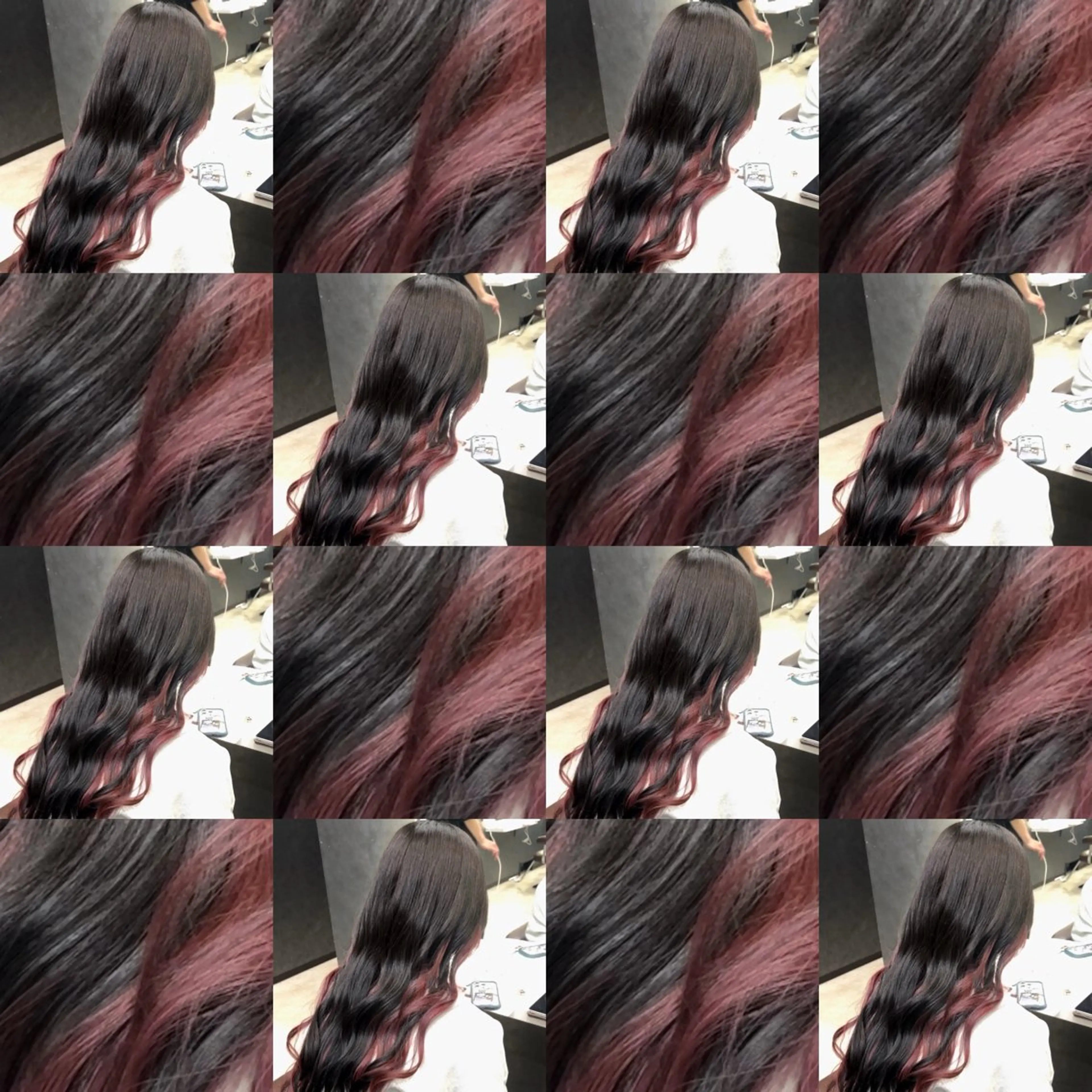 ロング カラー 問屋町のブリーチデザ イン屋さん🌈ゆうまのヘアスタイル