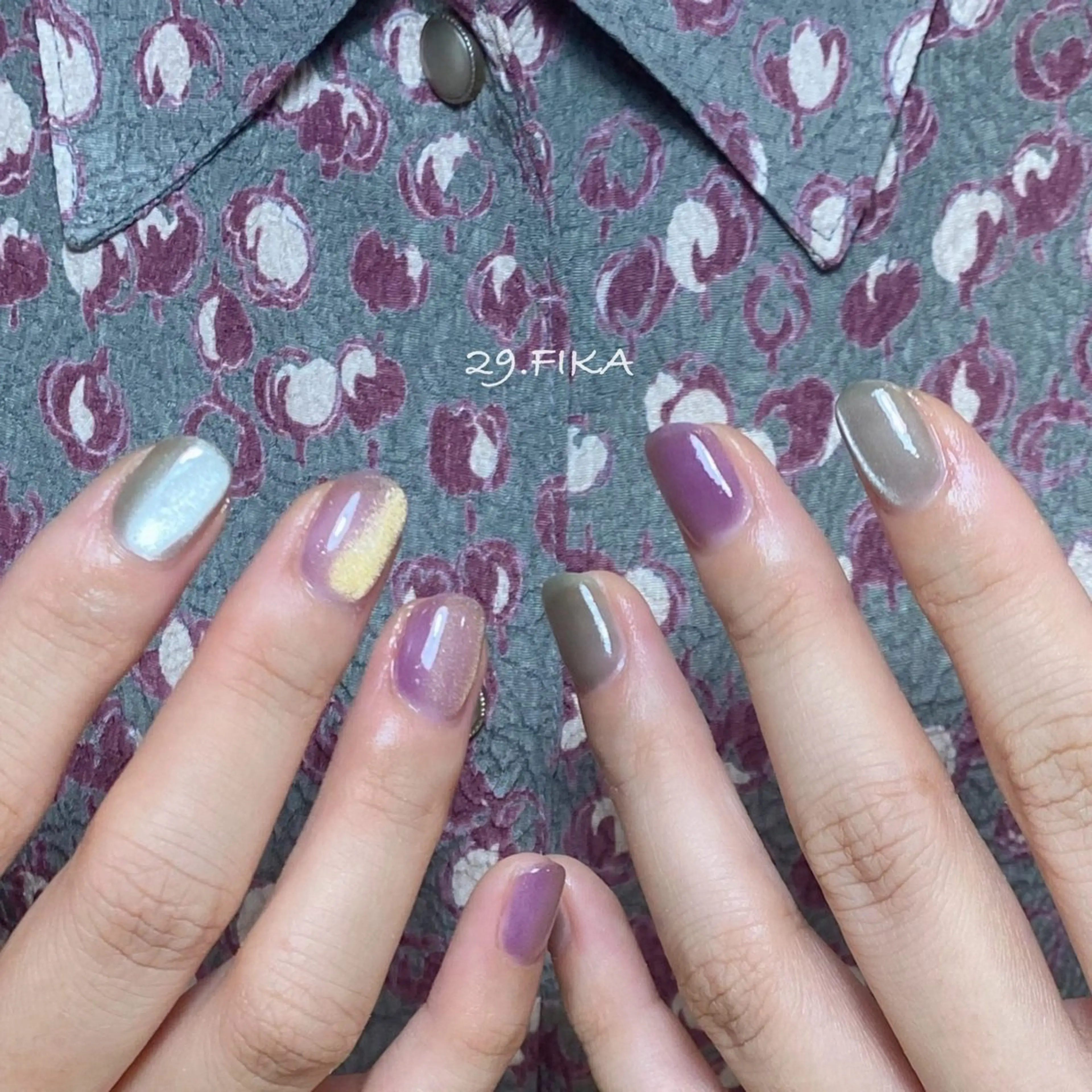ネイル ハンドネイル 29.FIKA misaのネイルデザイン