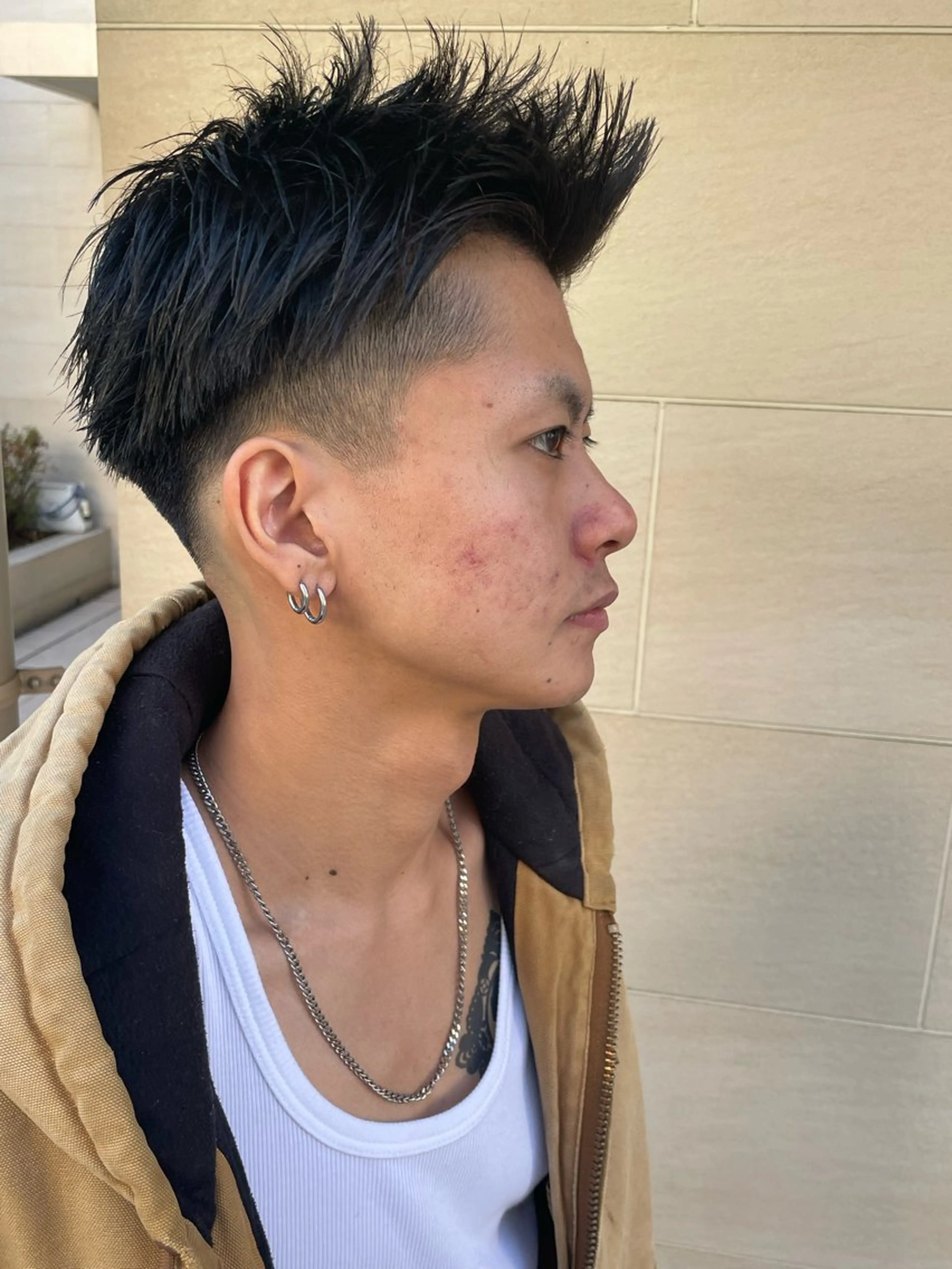 メンズ スパイキーショート 辻野 光希のヘアスタイル