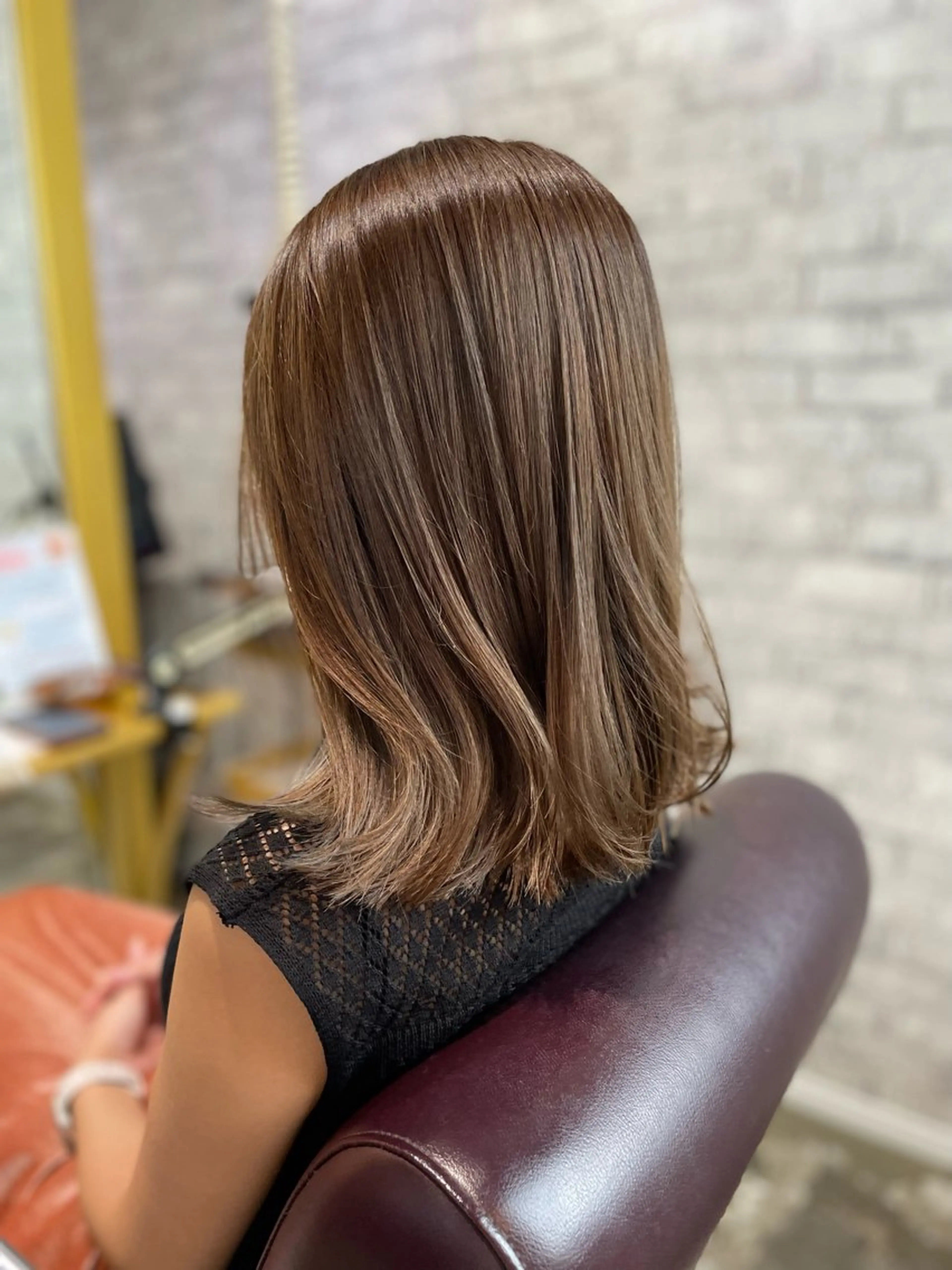 ミディアム カラー カット ヘアカラー トリートメント 心斎橋/縮毛矯正/ 髪質改善　吉見勇亮のヘアスタイル