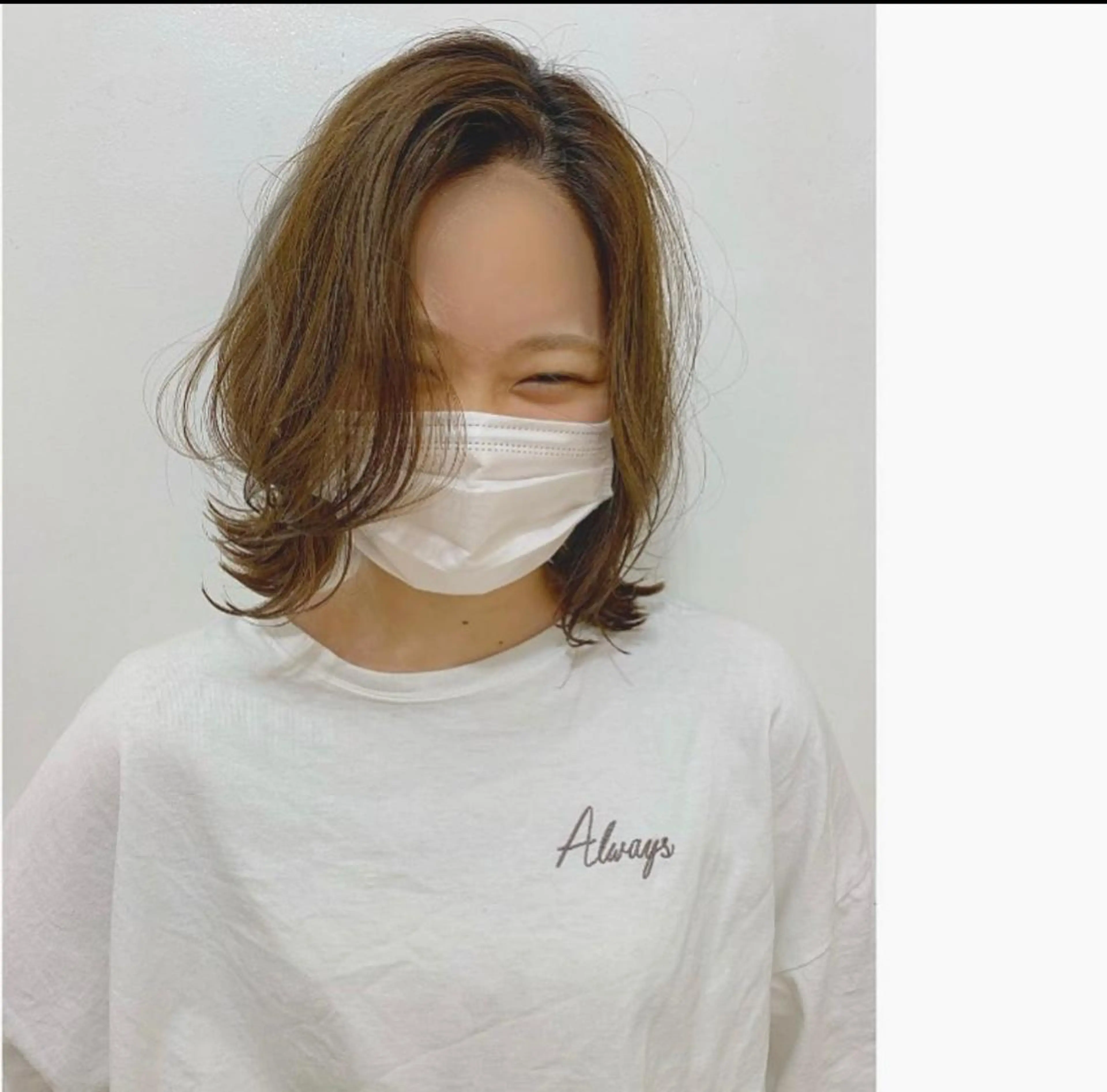 ミディアム カラー カット ヘアカラー トリートメント 🐶 アヤカのヘアスタイル