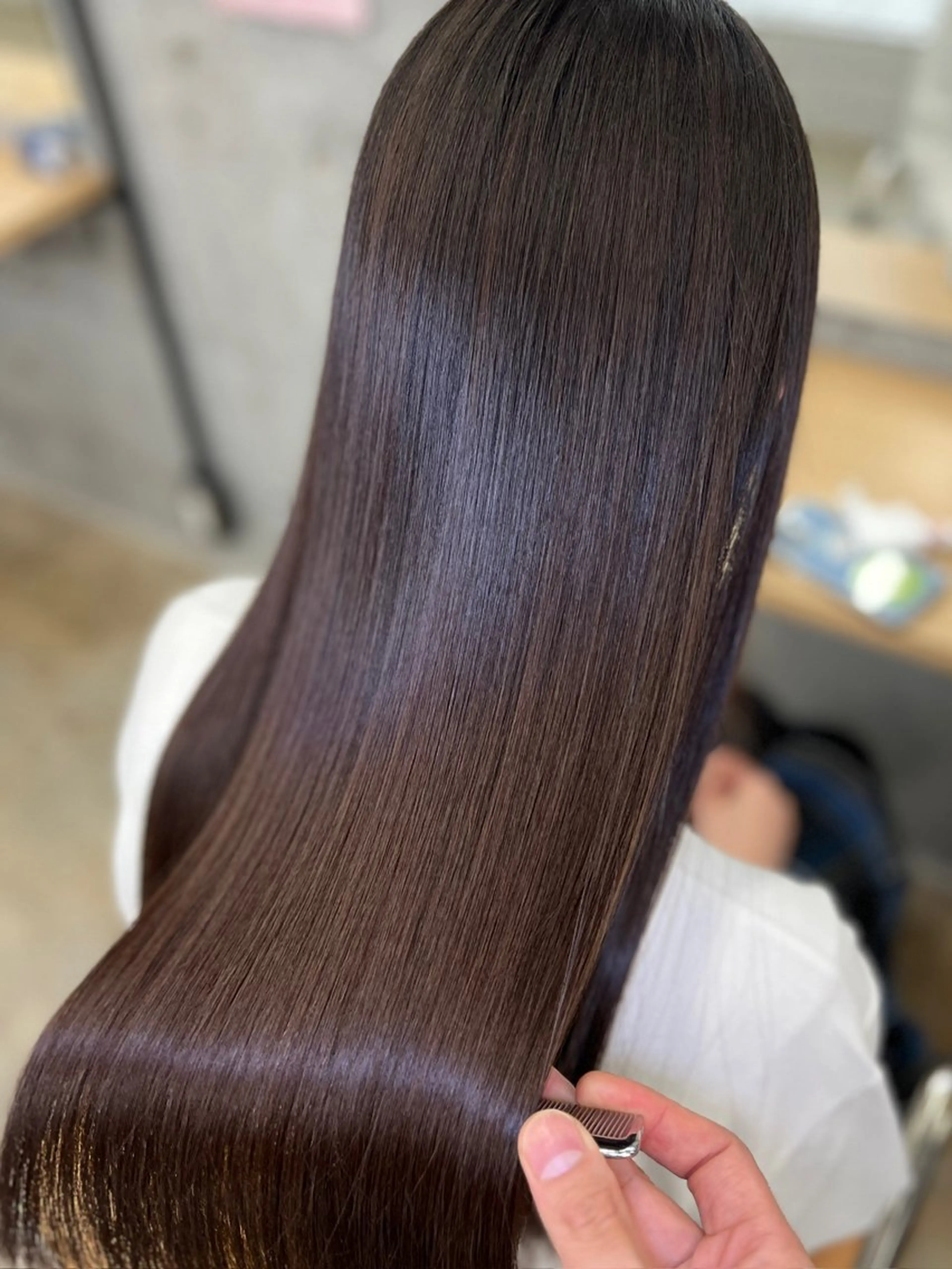 ロング カット 縮毛矯正 トリートメント ✨艶髪職人 しょうたろう✨のヘアスタイル