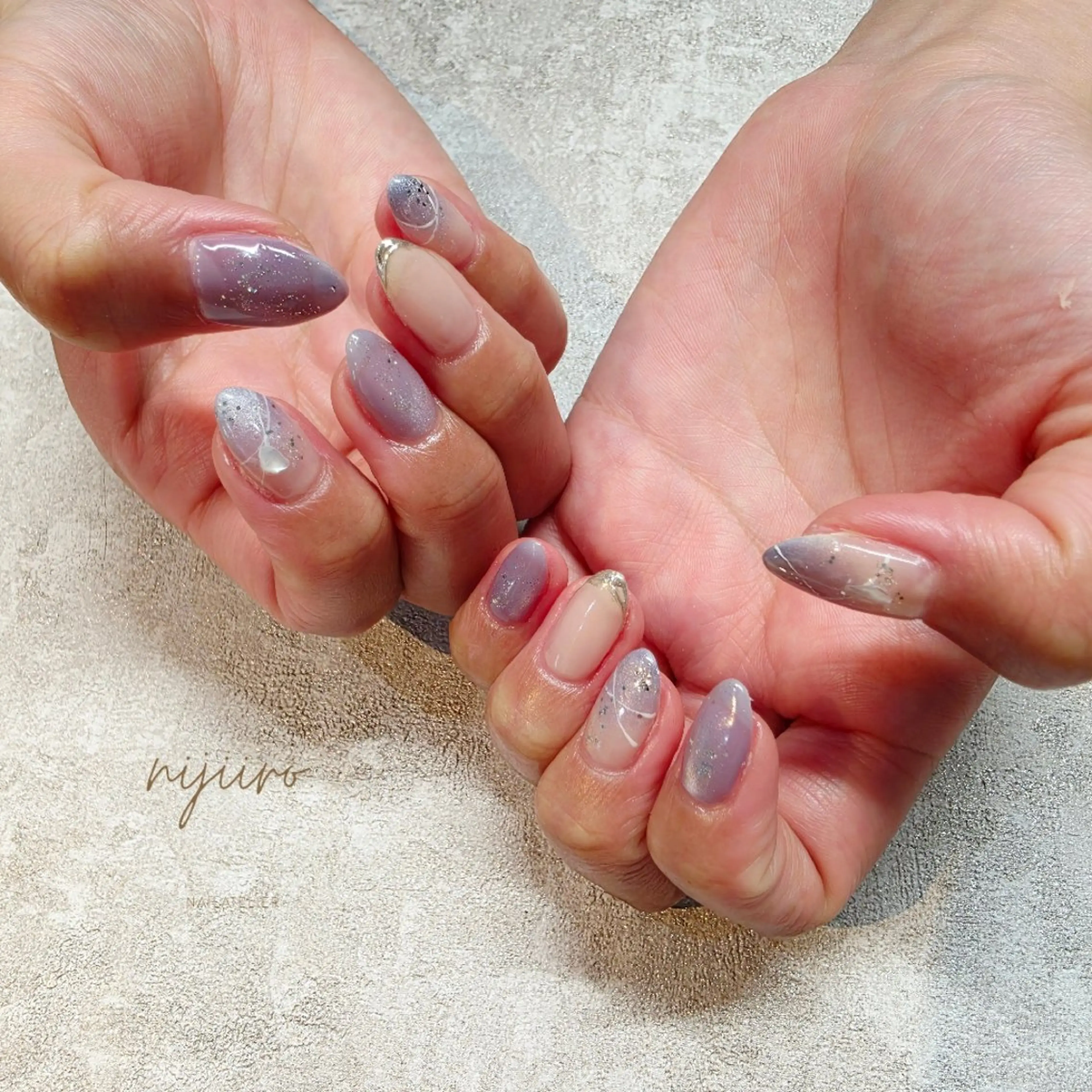 ネイル ハンドネイル nijiiro🌈 サトウのネイルデザイン