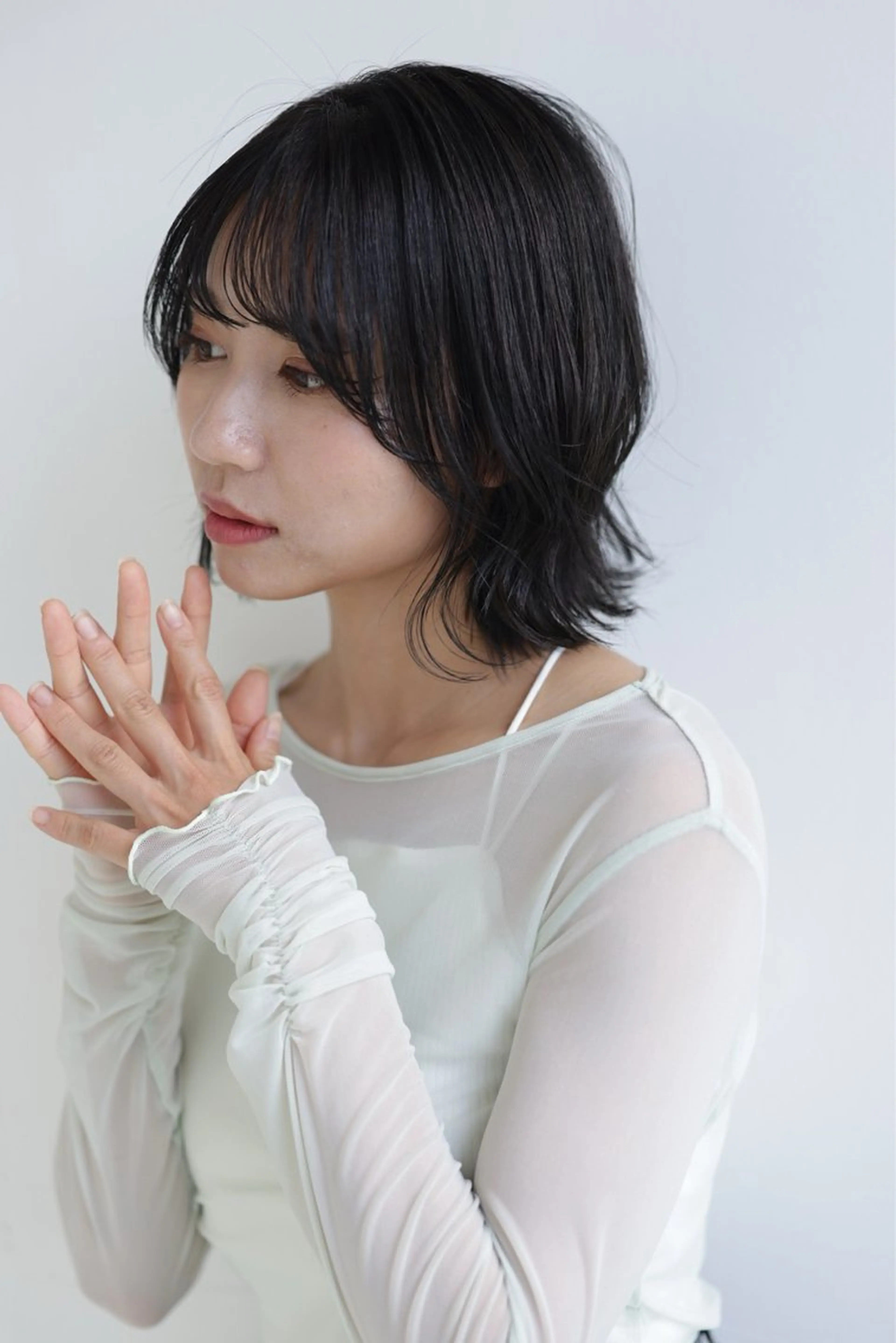 ミディアム カラー Chere by azuri所属・レイヤー/ショート chere狭山のヘアスタイル