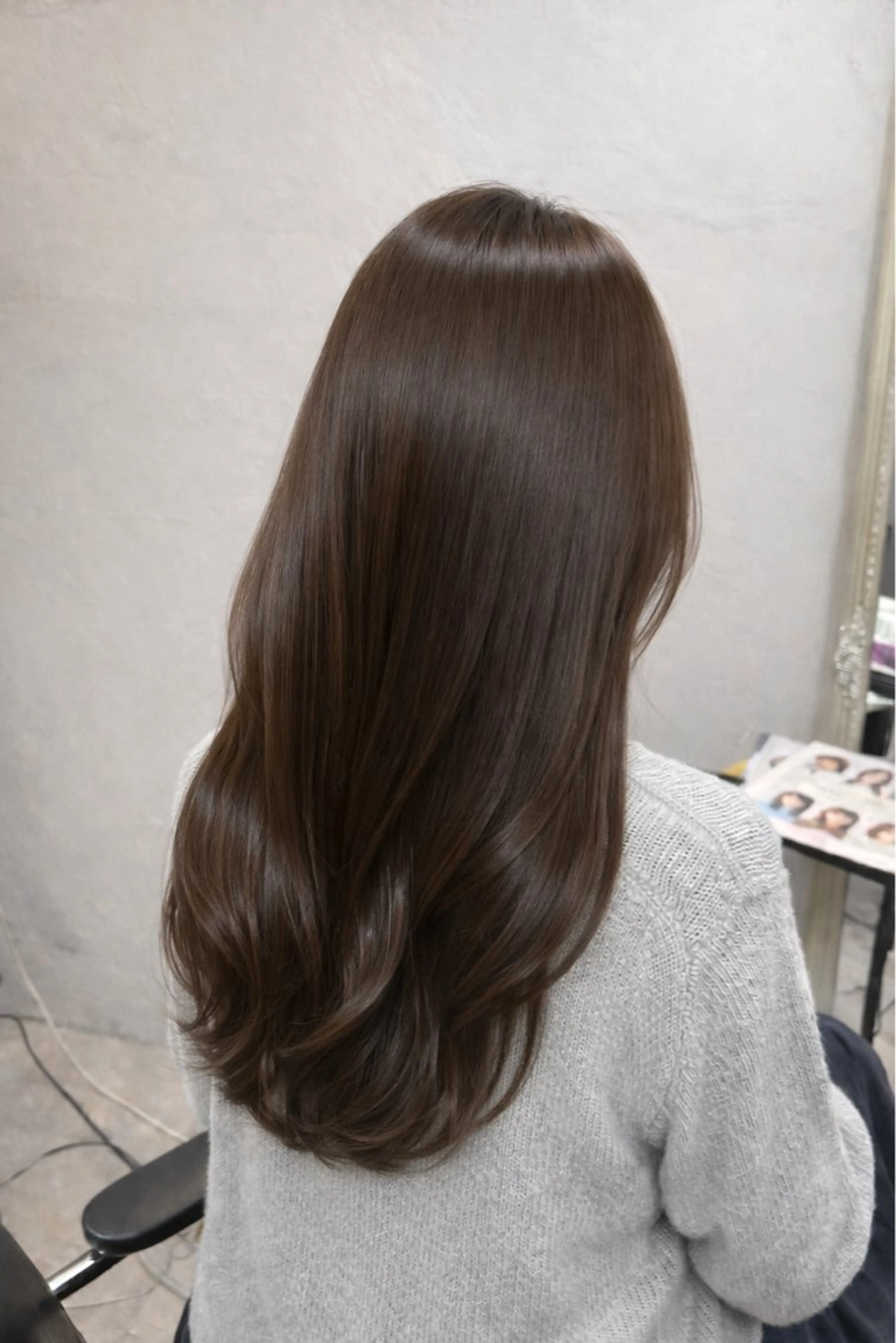 ミディアム カラー カット AMI Hair  supply所属・髪質改善カラー韓国風 レイヤーtudaのヘアスタイル