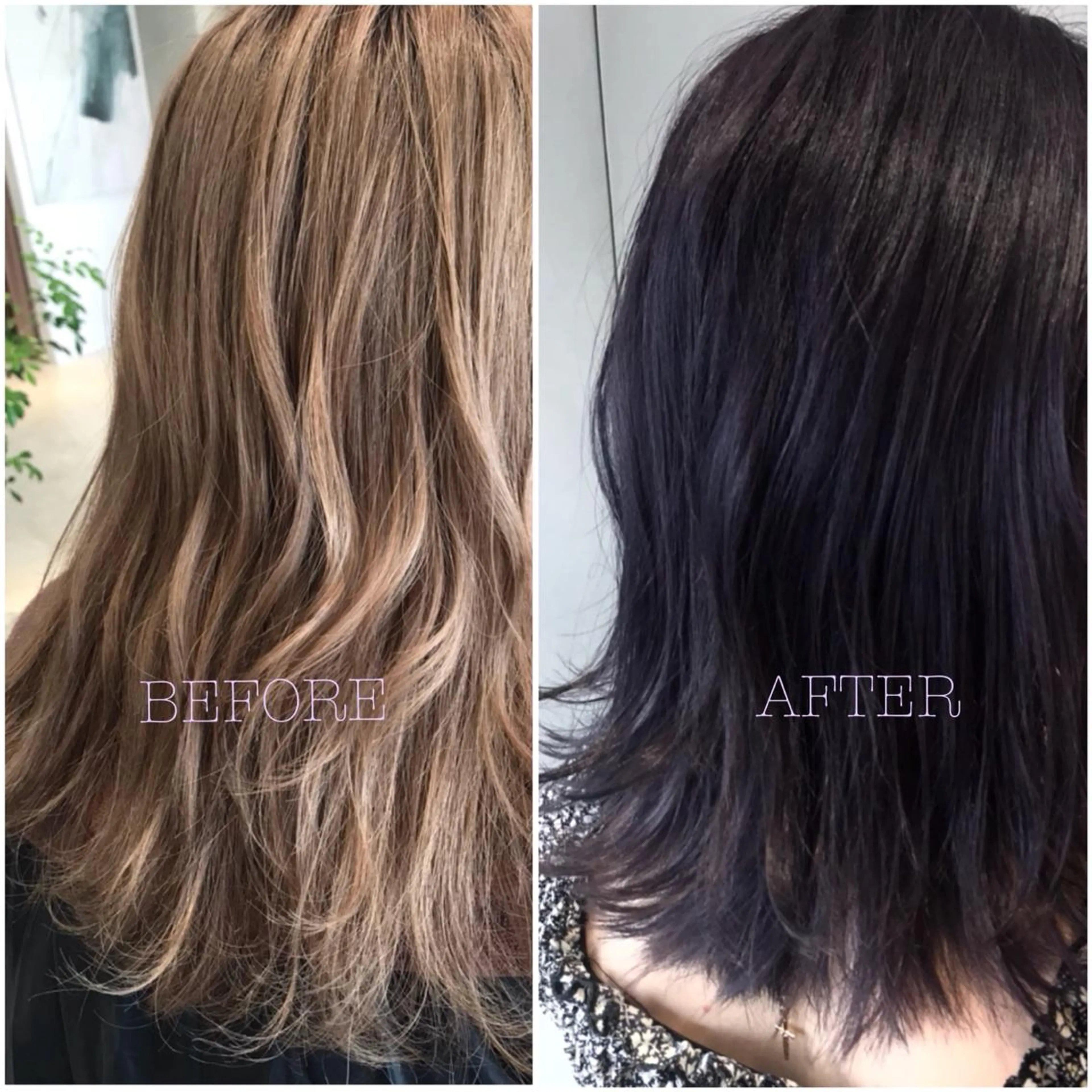 ミディアム カラー ブリーチ オリーブ透明感カラー 表参道/MIKUのヘアスタイル