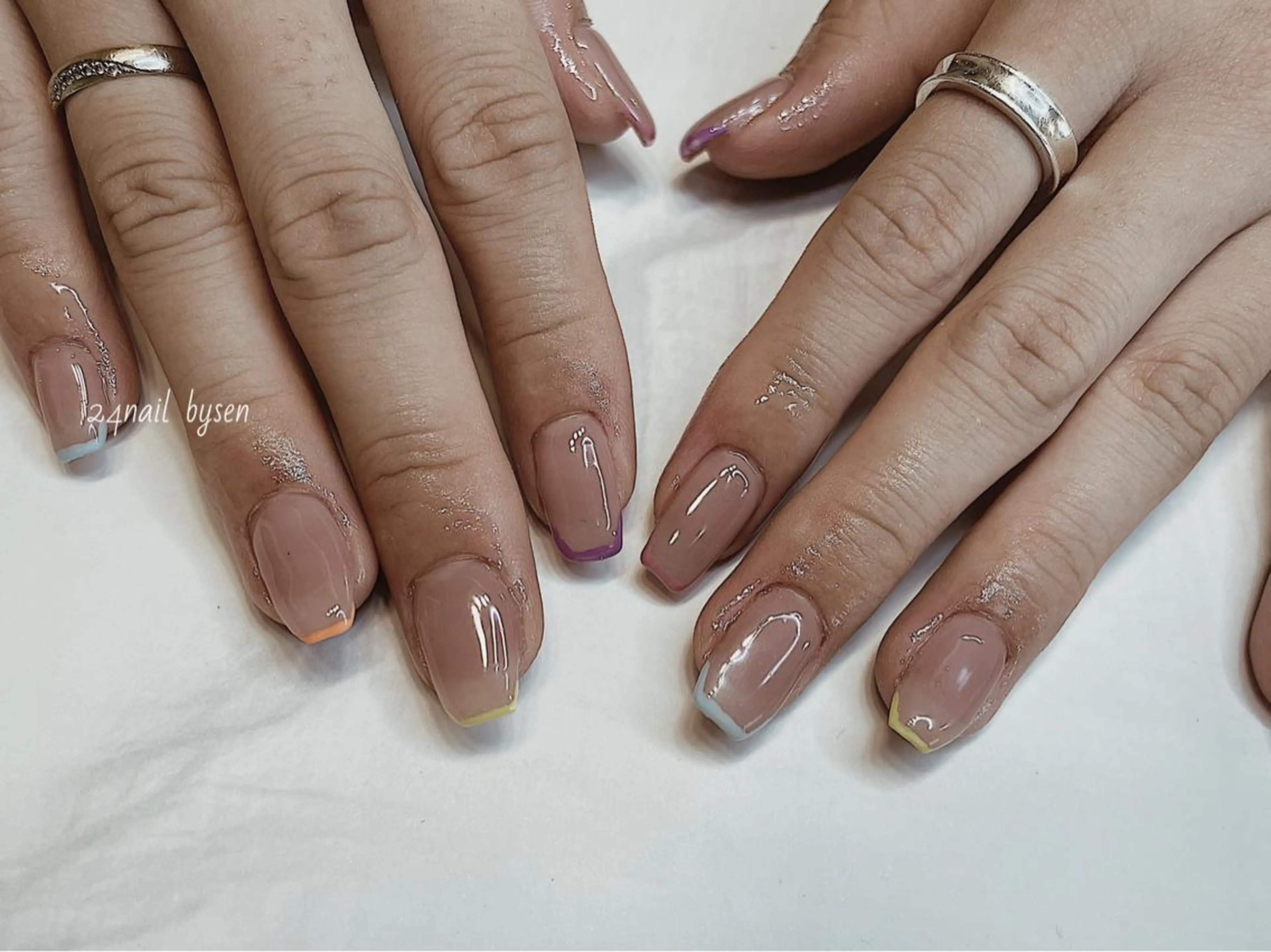 ネイル フレンチネイル Atelier by 24nail/Ayaのネイルデザイン