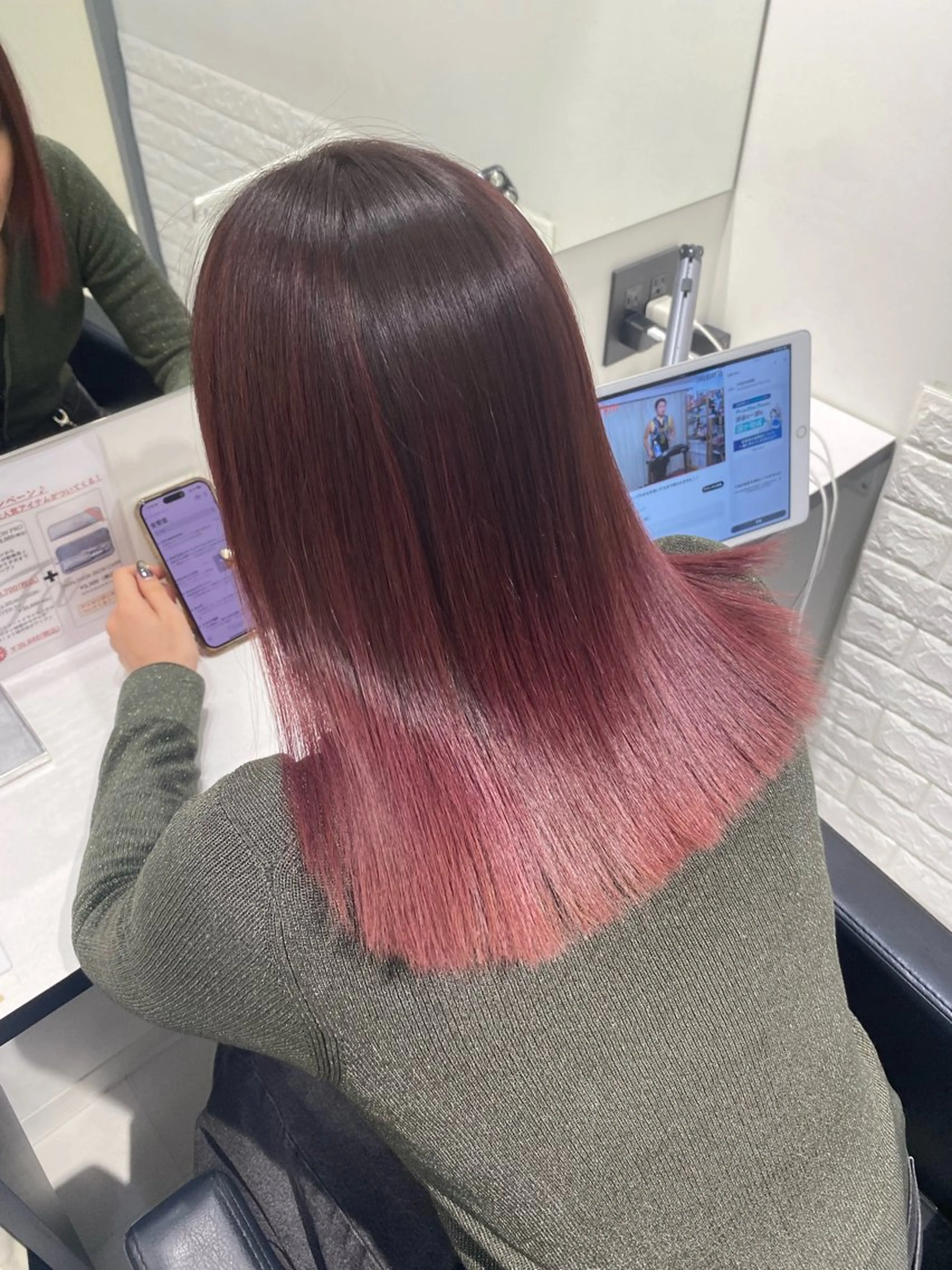 セミロング カラー 🌻Insta指名 NO.1🌻Shoのヘアスタイル