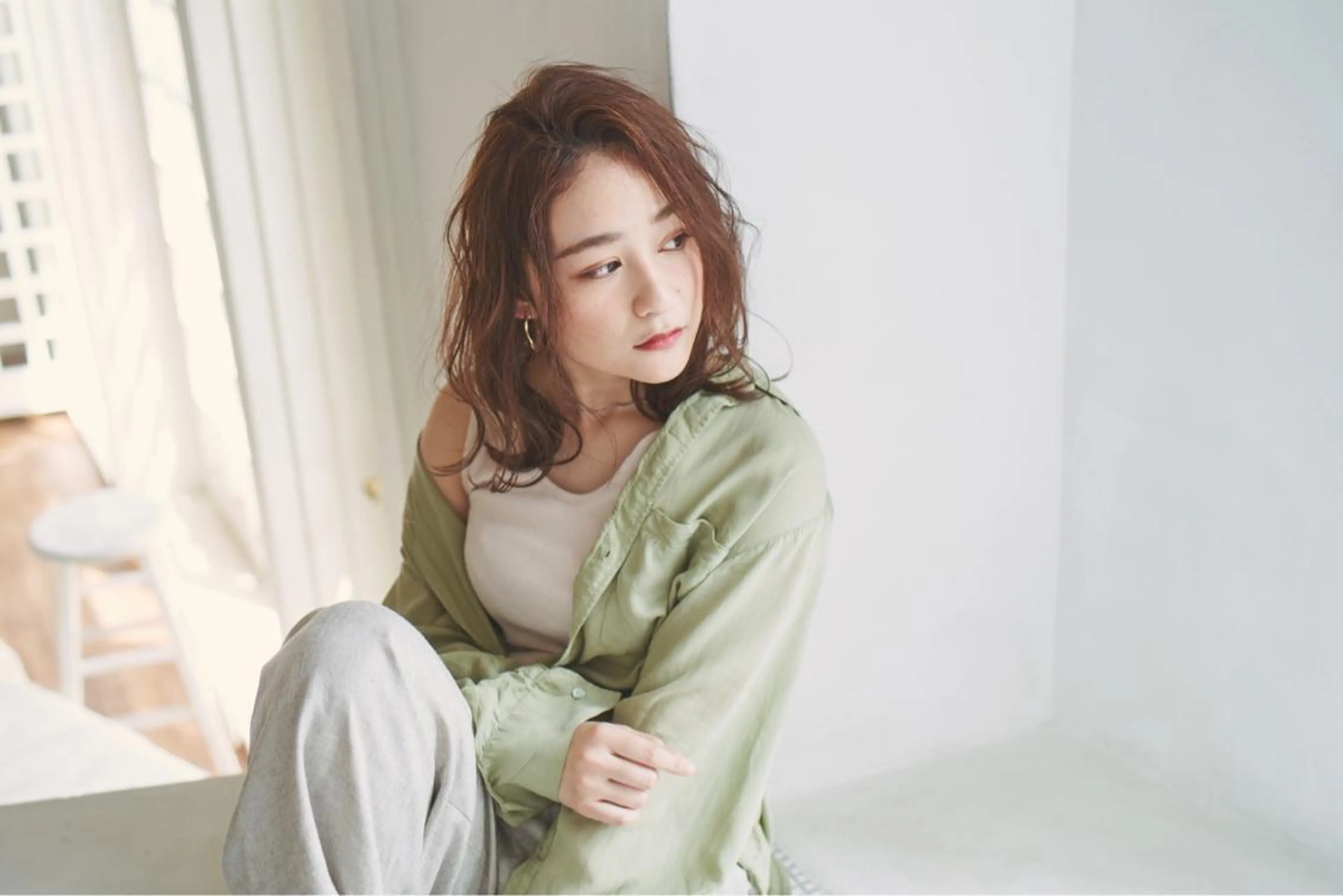 ミディアム 【髪質改善】 梅田　聡のヘアスタイル