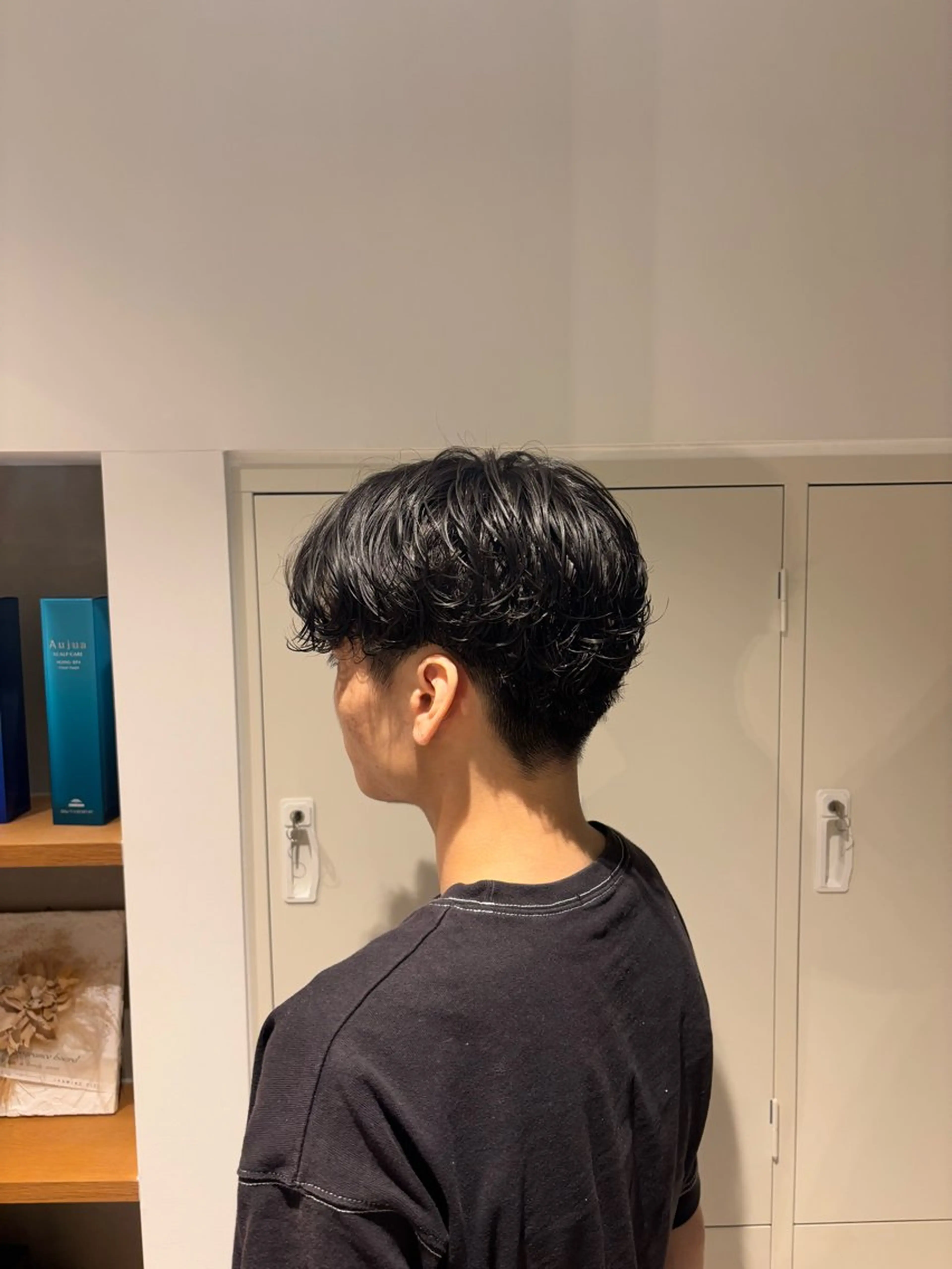 メンズ メンズパーマ エルロン 栢原のヘアスタイル