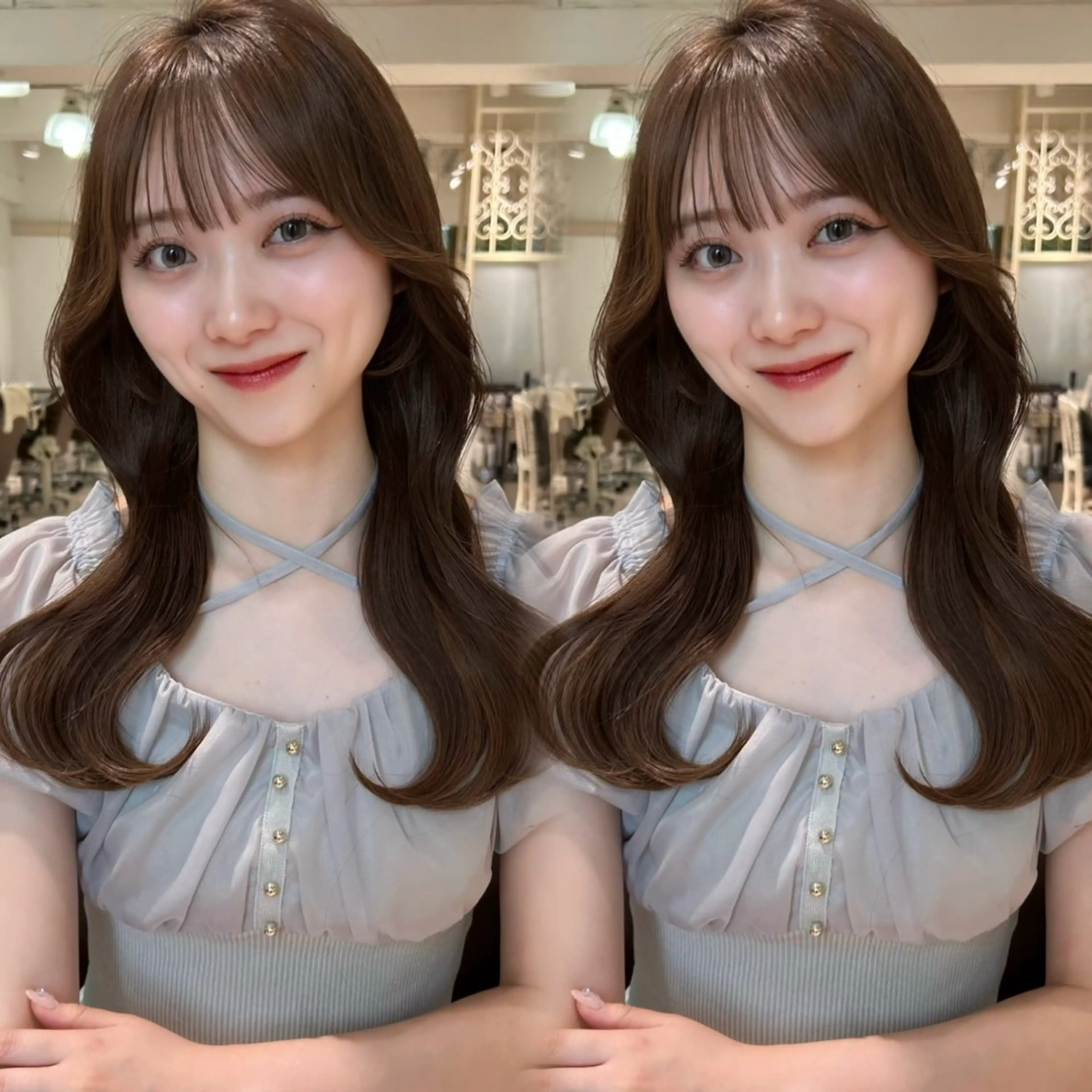 ロング カラー ヘアカラー 髪質改善/透明感ヘア 🩶RURIのヘアスタイル