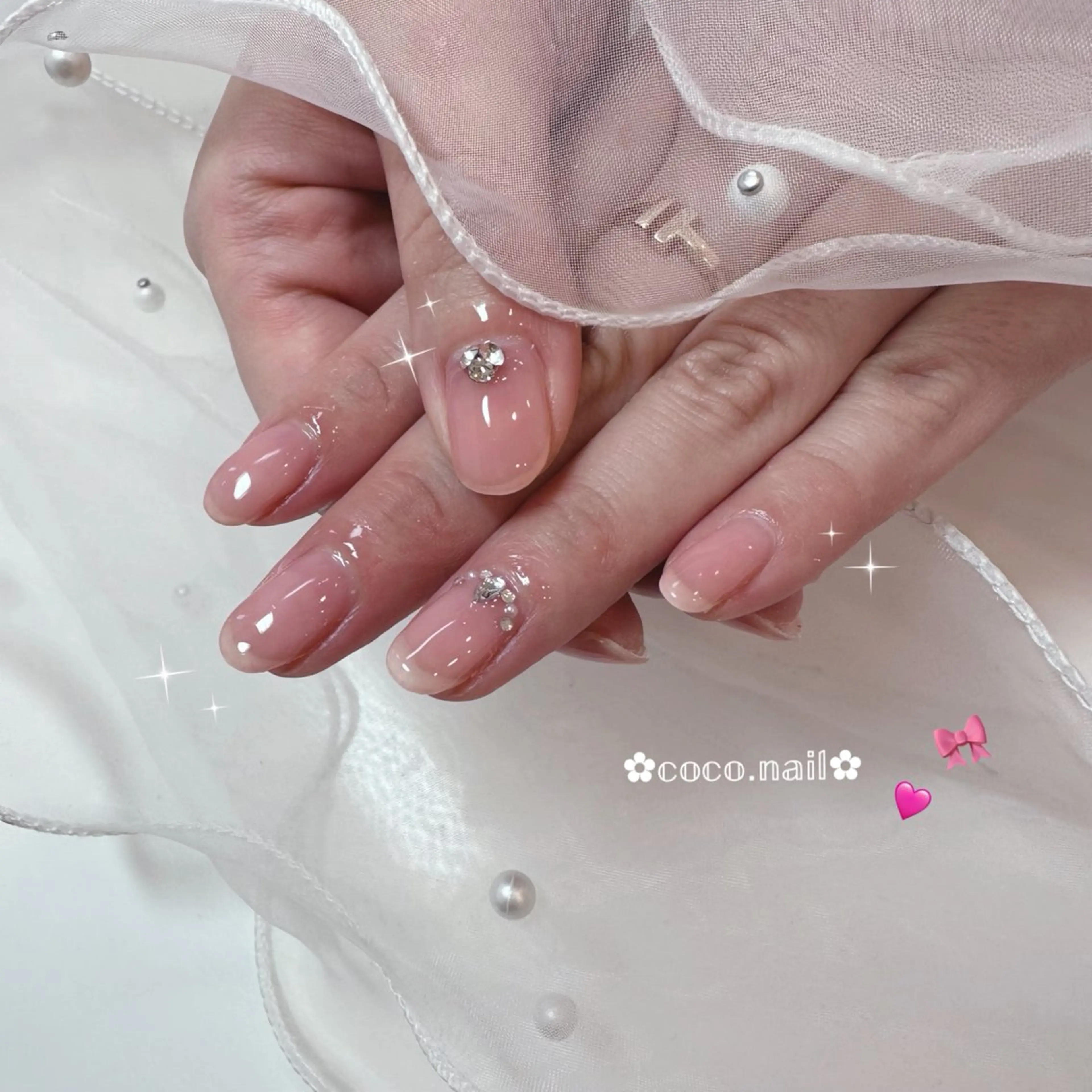 ネイル lili.nail y2k/長さ出しのネイルデザイン