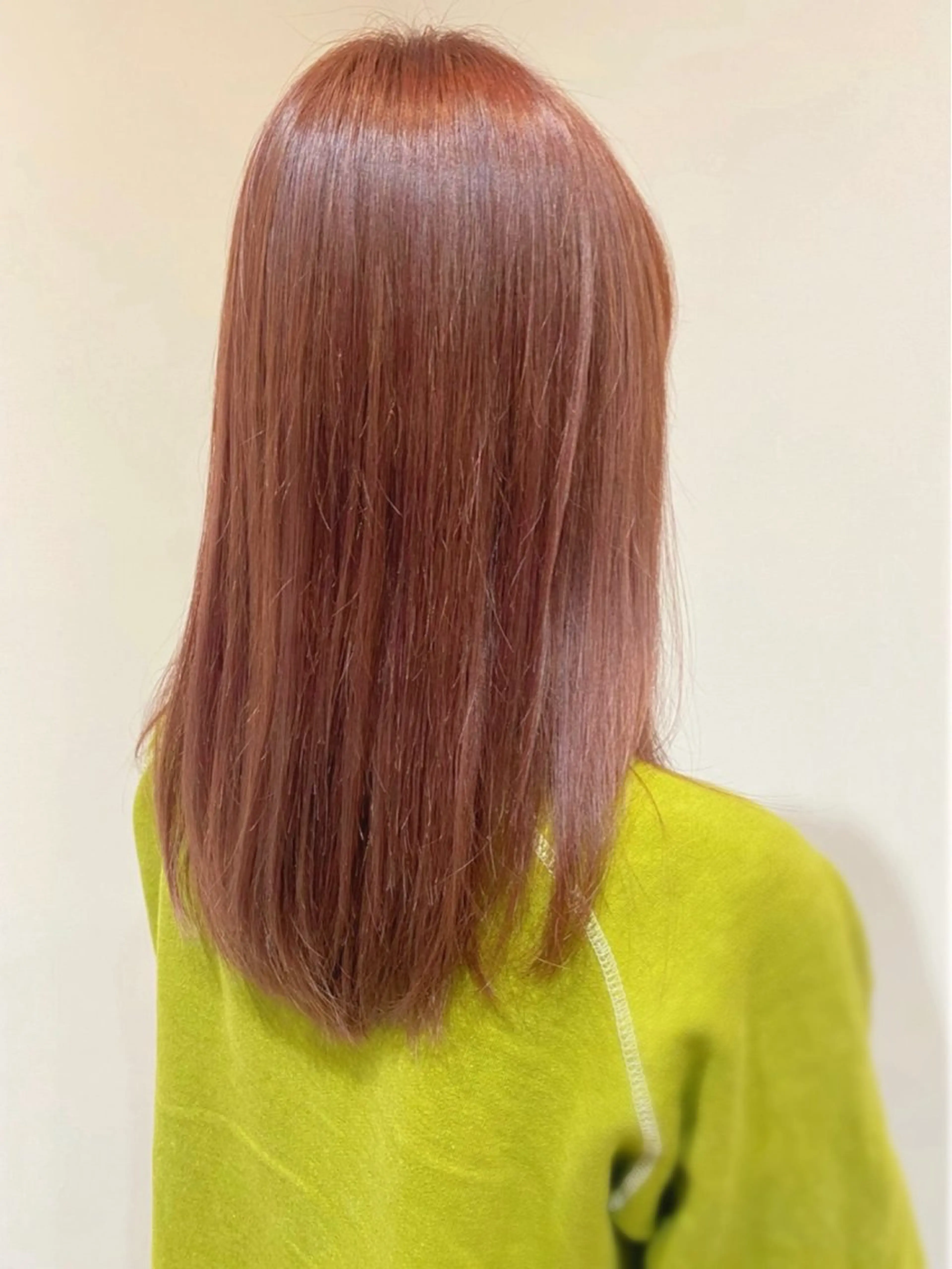 ミディアム カラー ブリーチ ダブルカラー ブリーチなしカラー ヘアカラー Erina /髪質改善/艶髪🩵のヘアスタイル