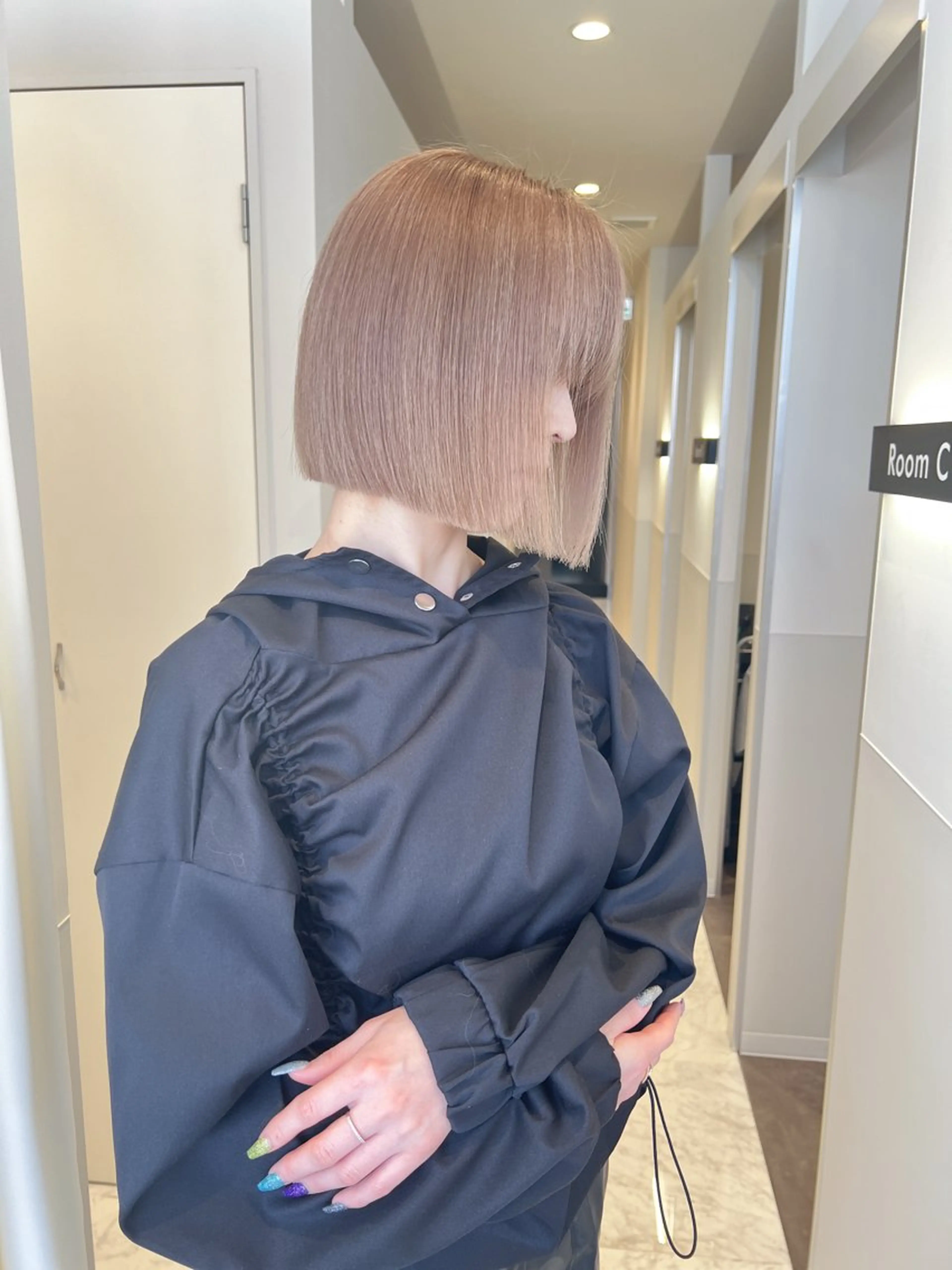 ミディアム ヘアカラー Ryuya RLINOのヘアスタイル