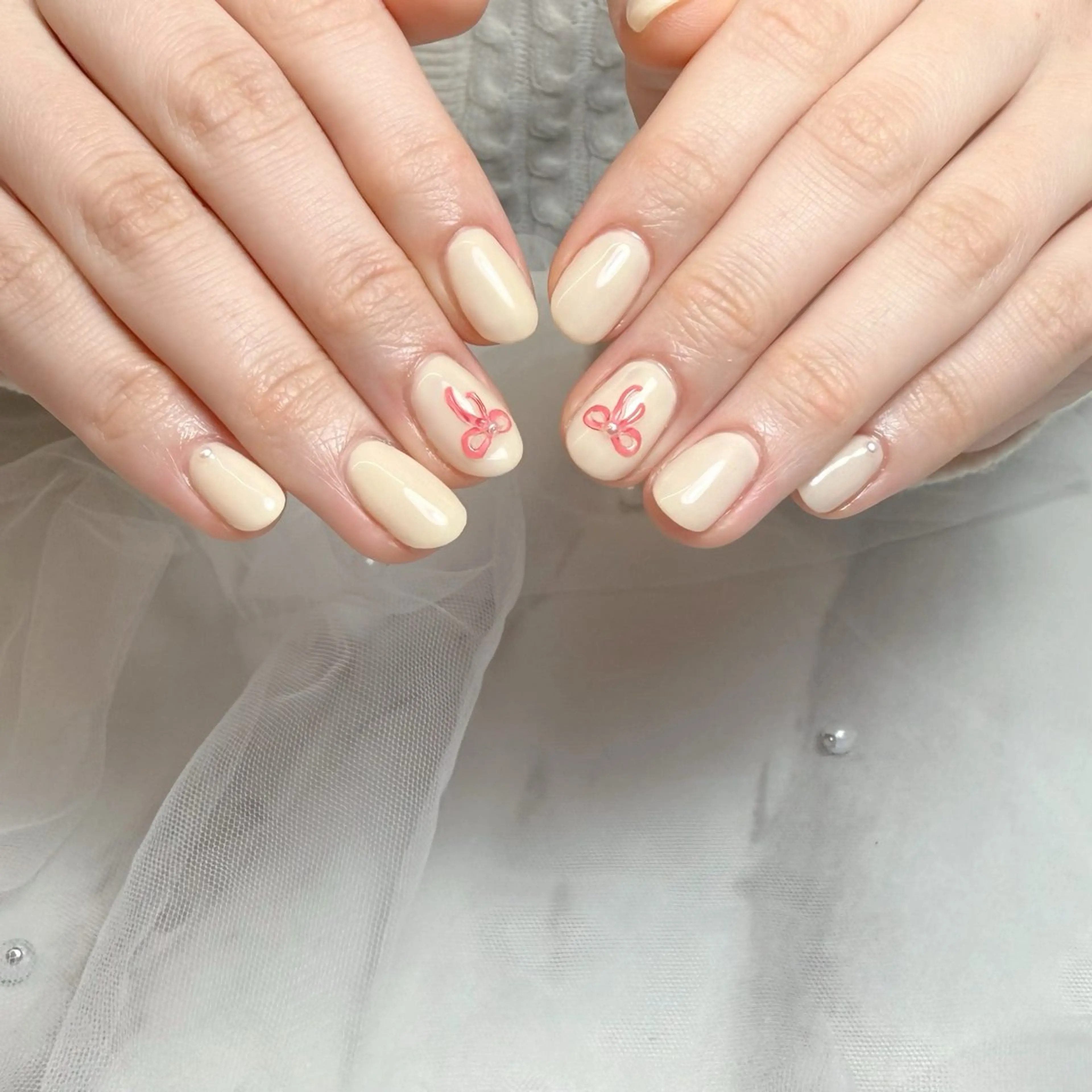 ネイル ハンドネイル mau🩵nail 堺筋本町｜心斎橋のネイルデザイン