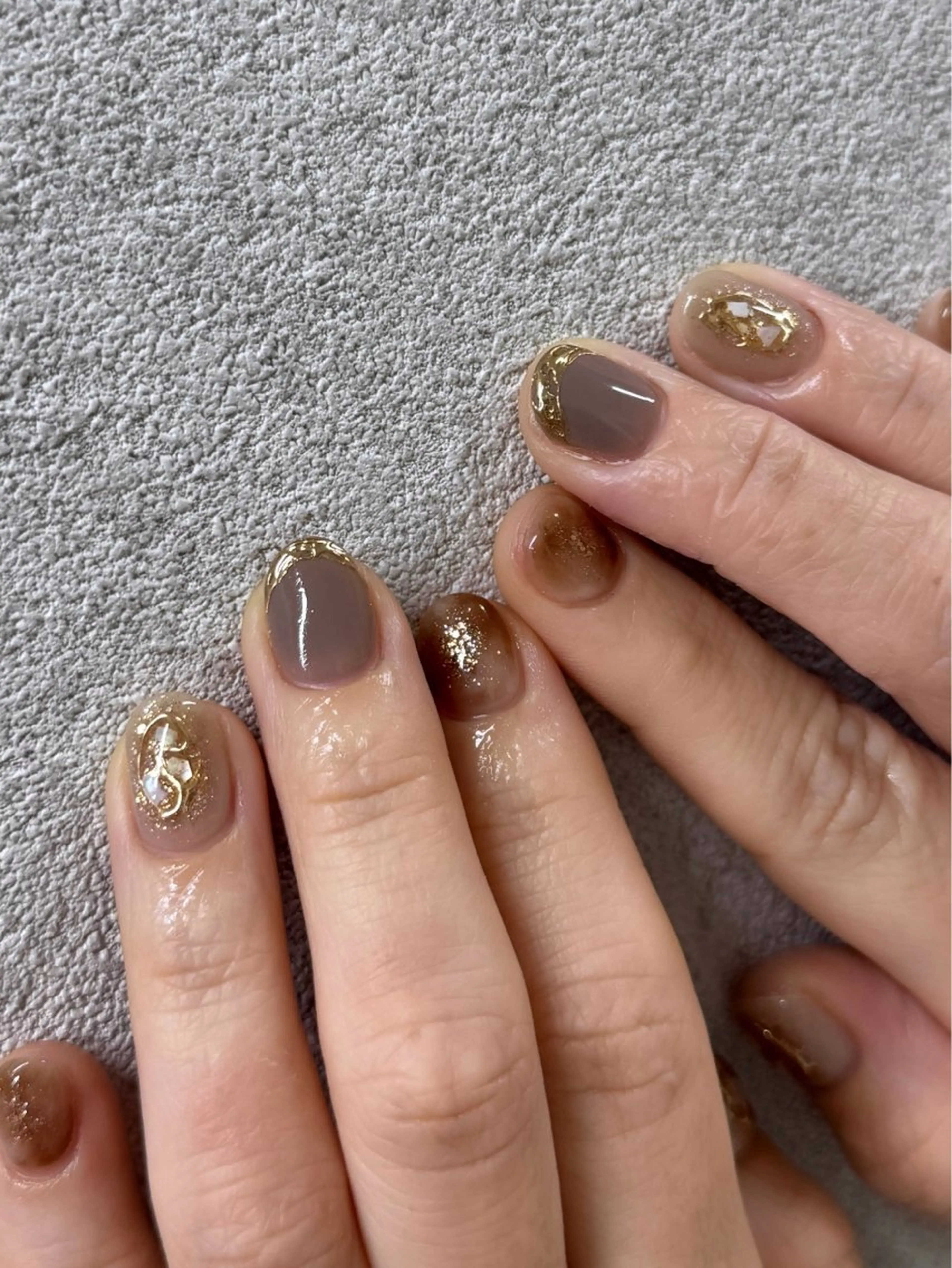 ネイル アートネイル ニュアンスネイル Ihoji Hotaruのネイルデザイン