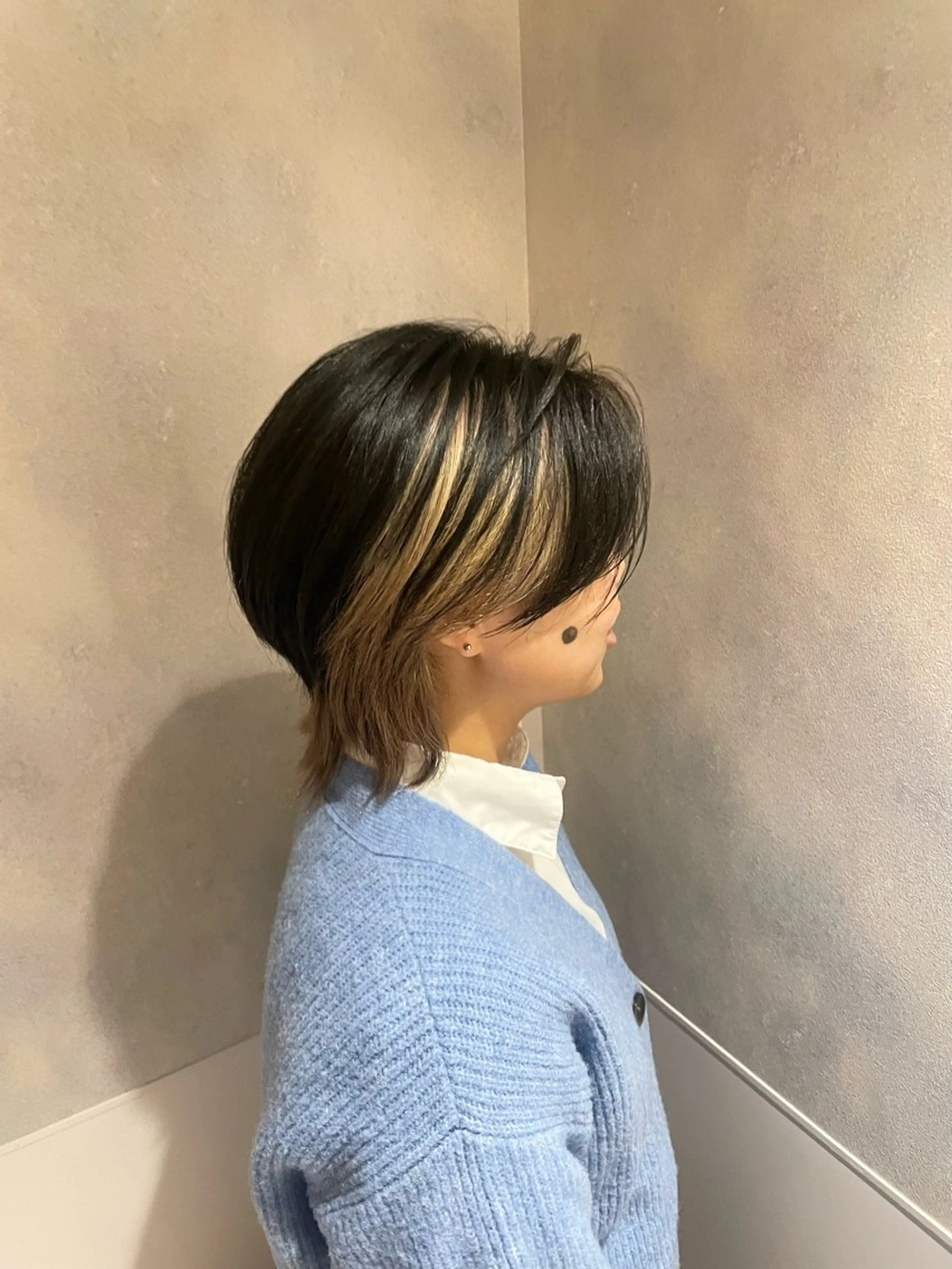 ショート カラー インナーカラー ヘアカラー 野町好花 レイヤー/髪質改善のヘアスタイル