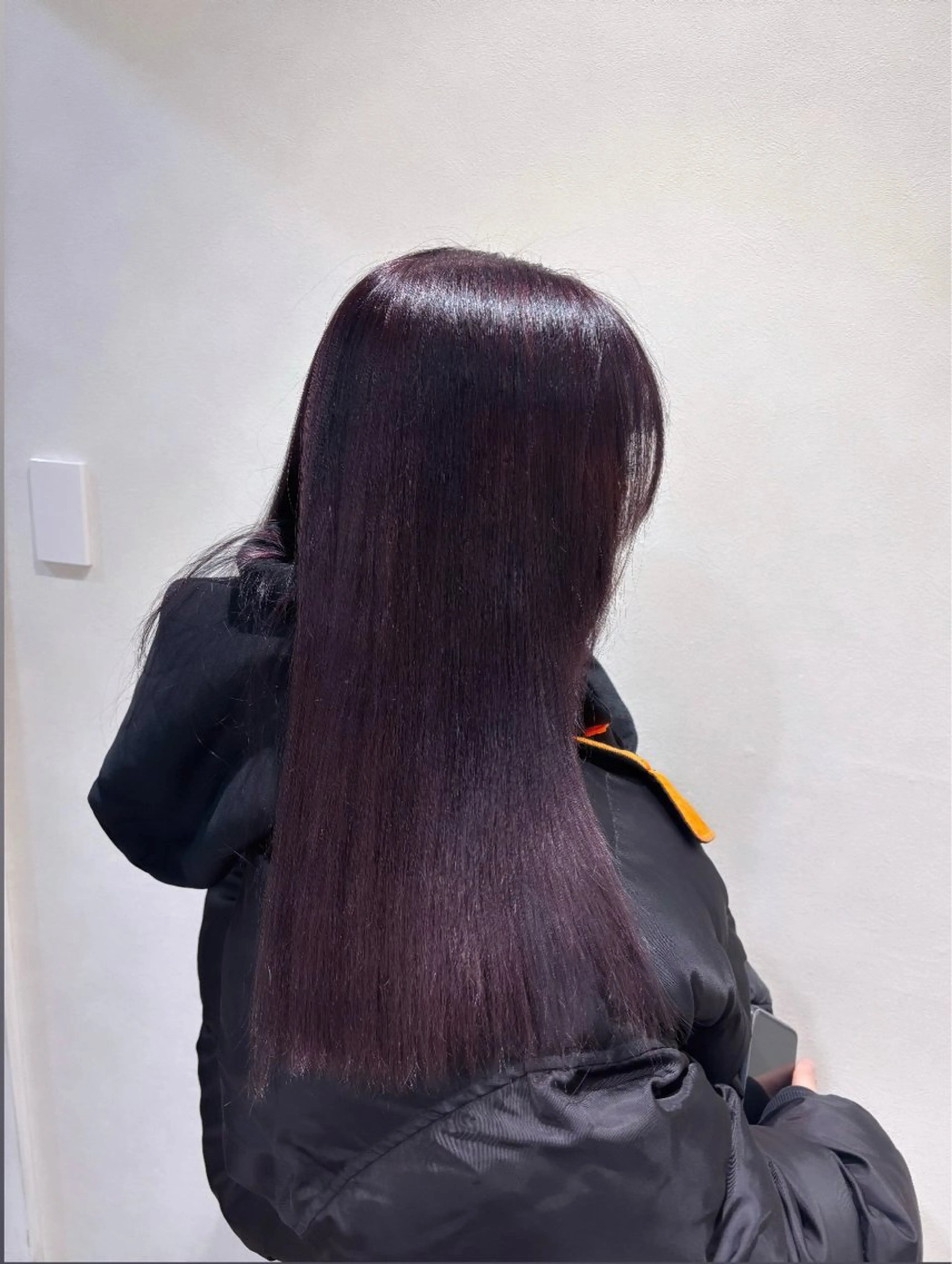 セミロング カラー ブリーチ ダブルカラー universe Mizuki🎀のヘアスタイル