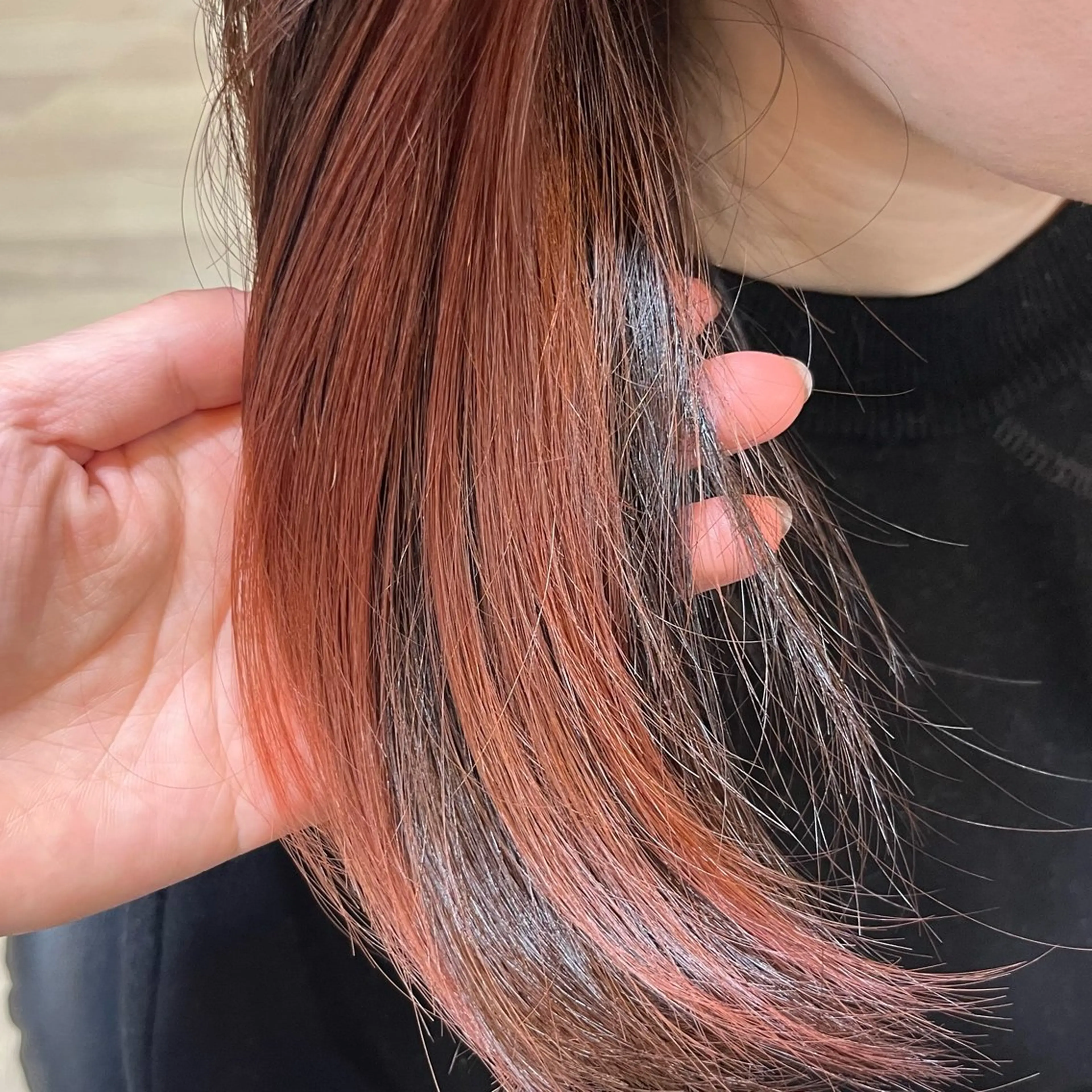 カラー インナーカラー ピンクカラー Harada Naoのヘアスタイル