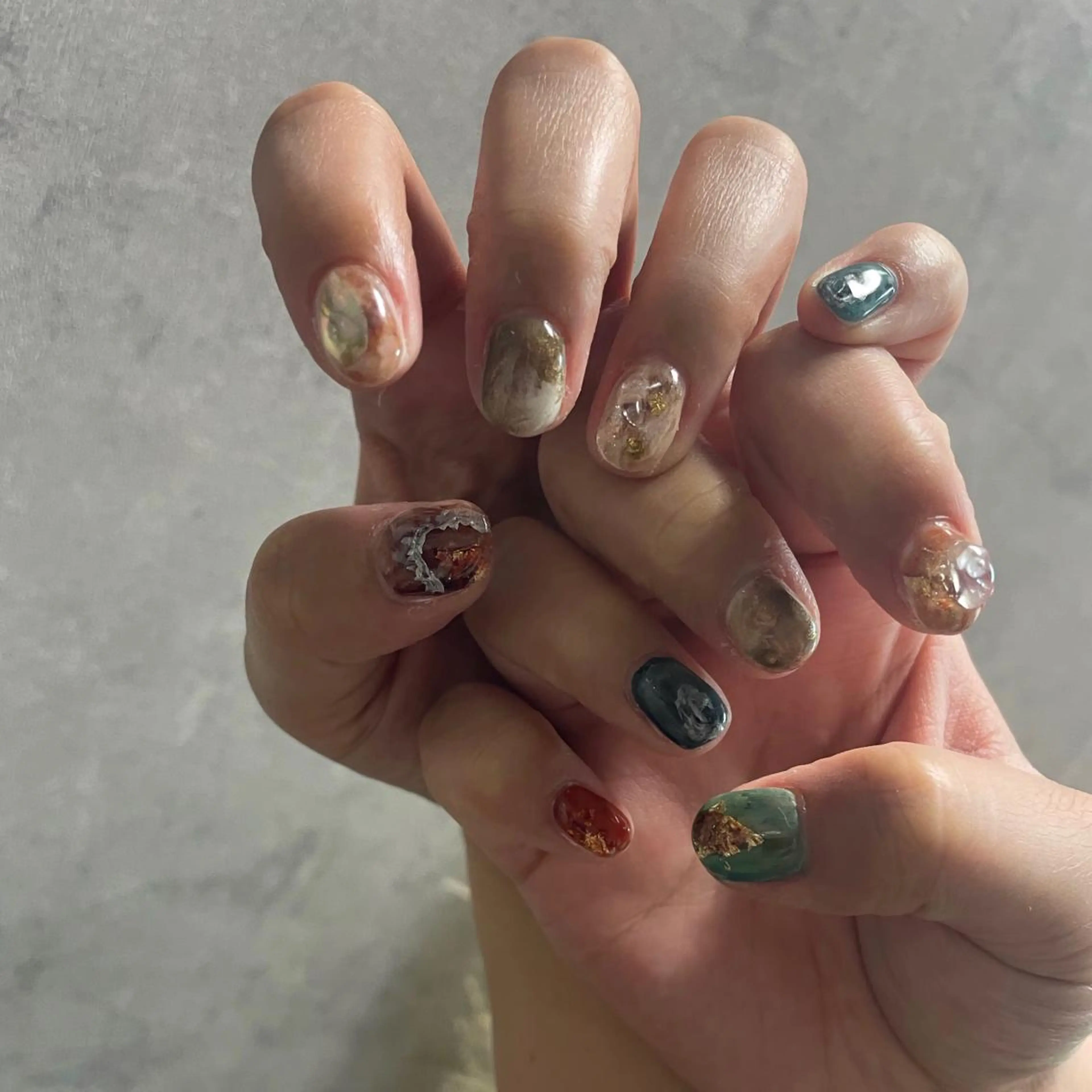 ネイル アートネイル ジェルネイル ニュアンスネイル スカルプネイル nailstudio eviz新宿店のネイルデザイン
