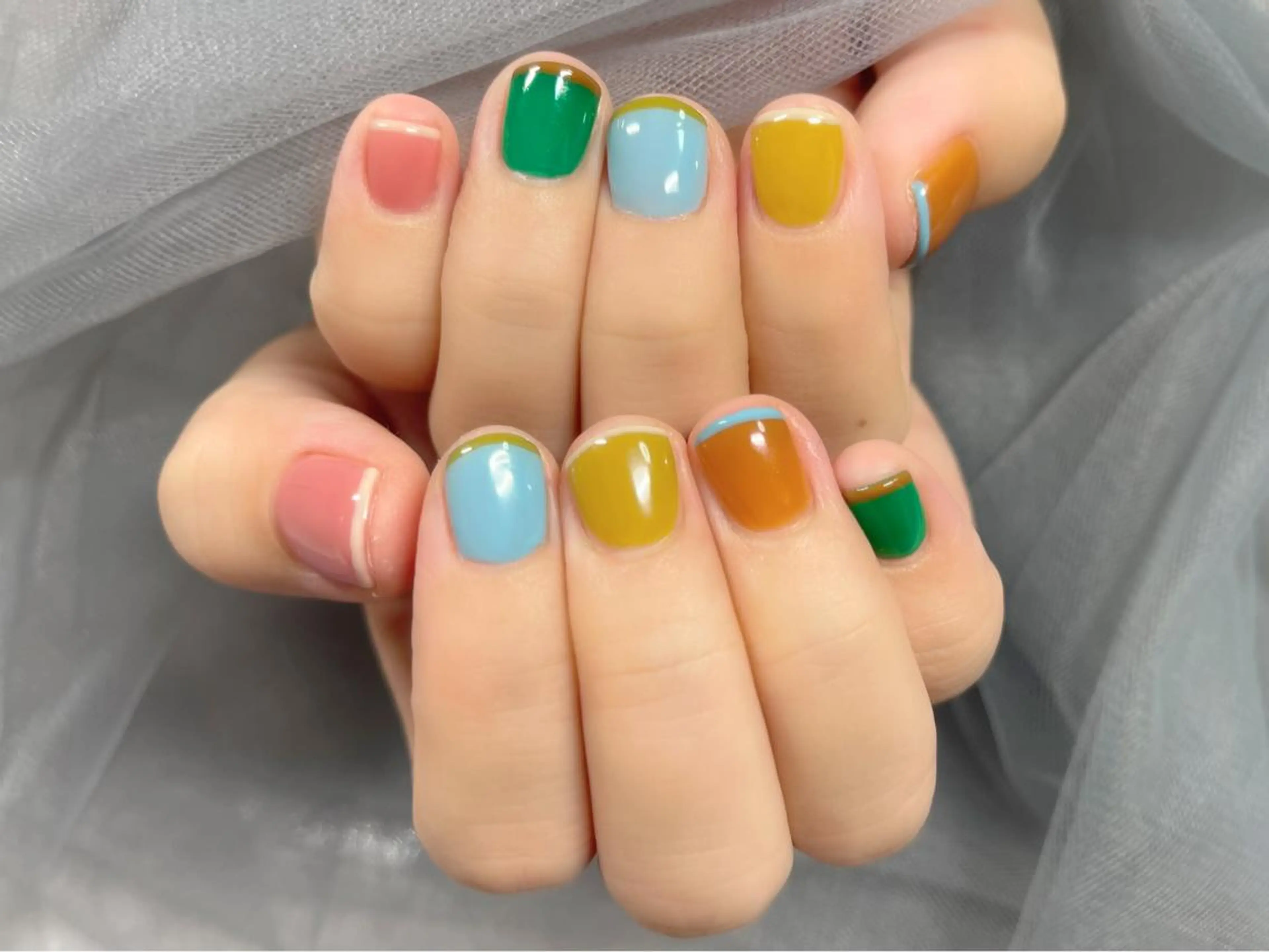 ネイル フレンチネイル ハンドネイル Nail Salon KURELLYのネイルデザイン
