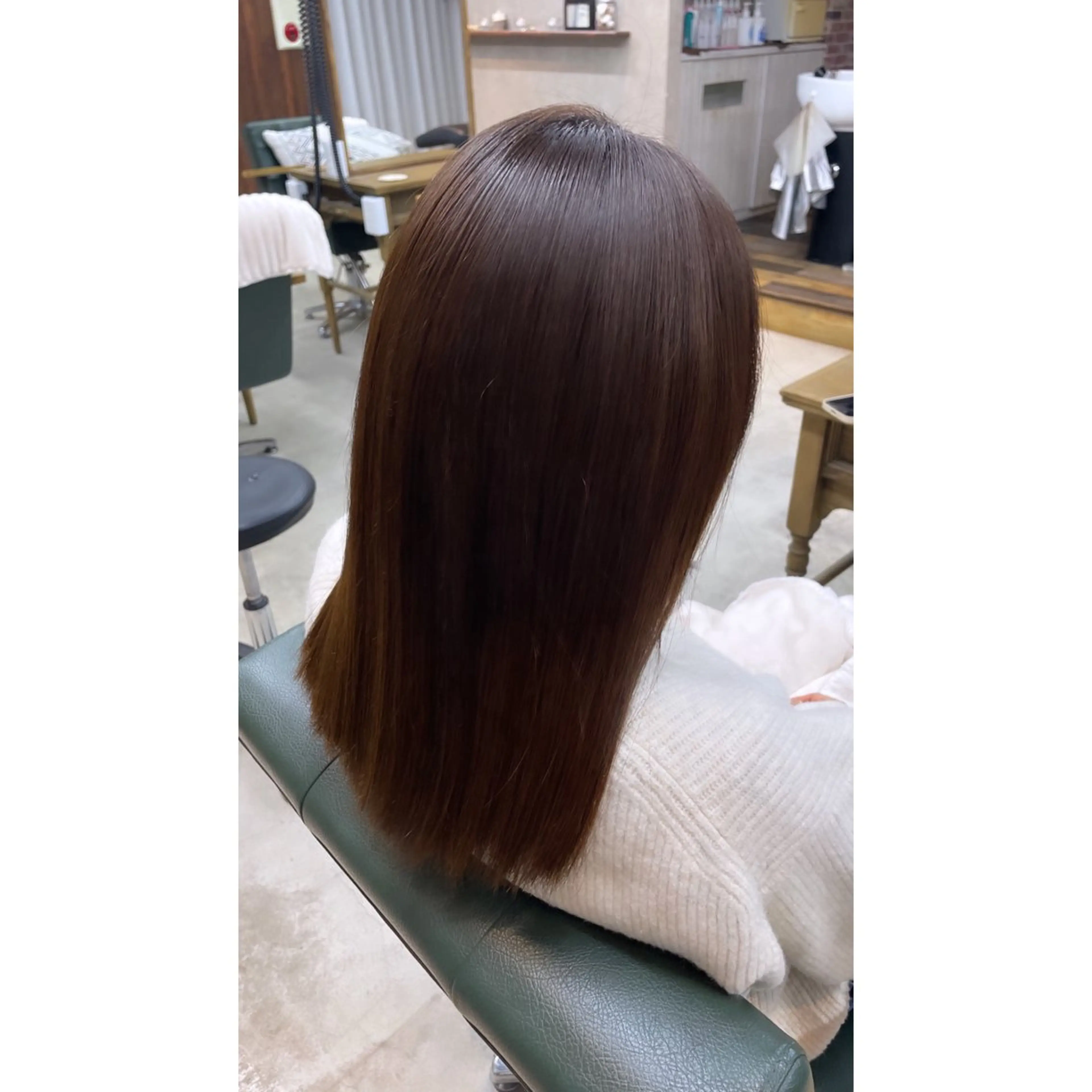 パーマ 縮毛矯正 アラキ レイナのヘアスタイル