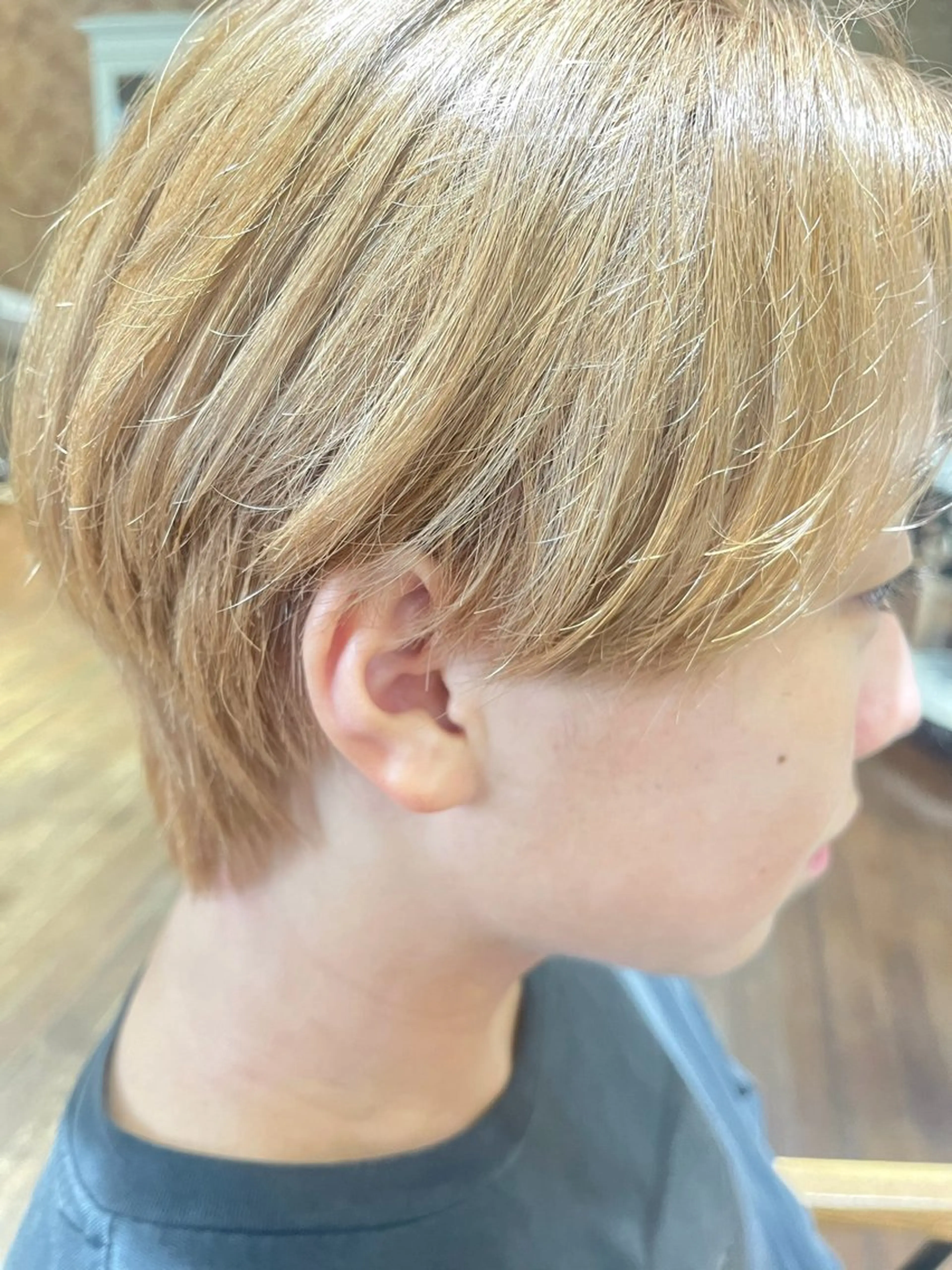 カット+ダブルカラーの写真