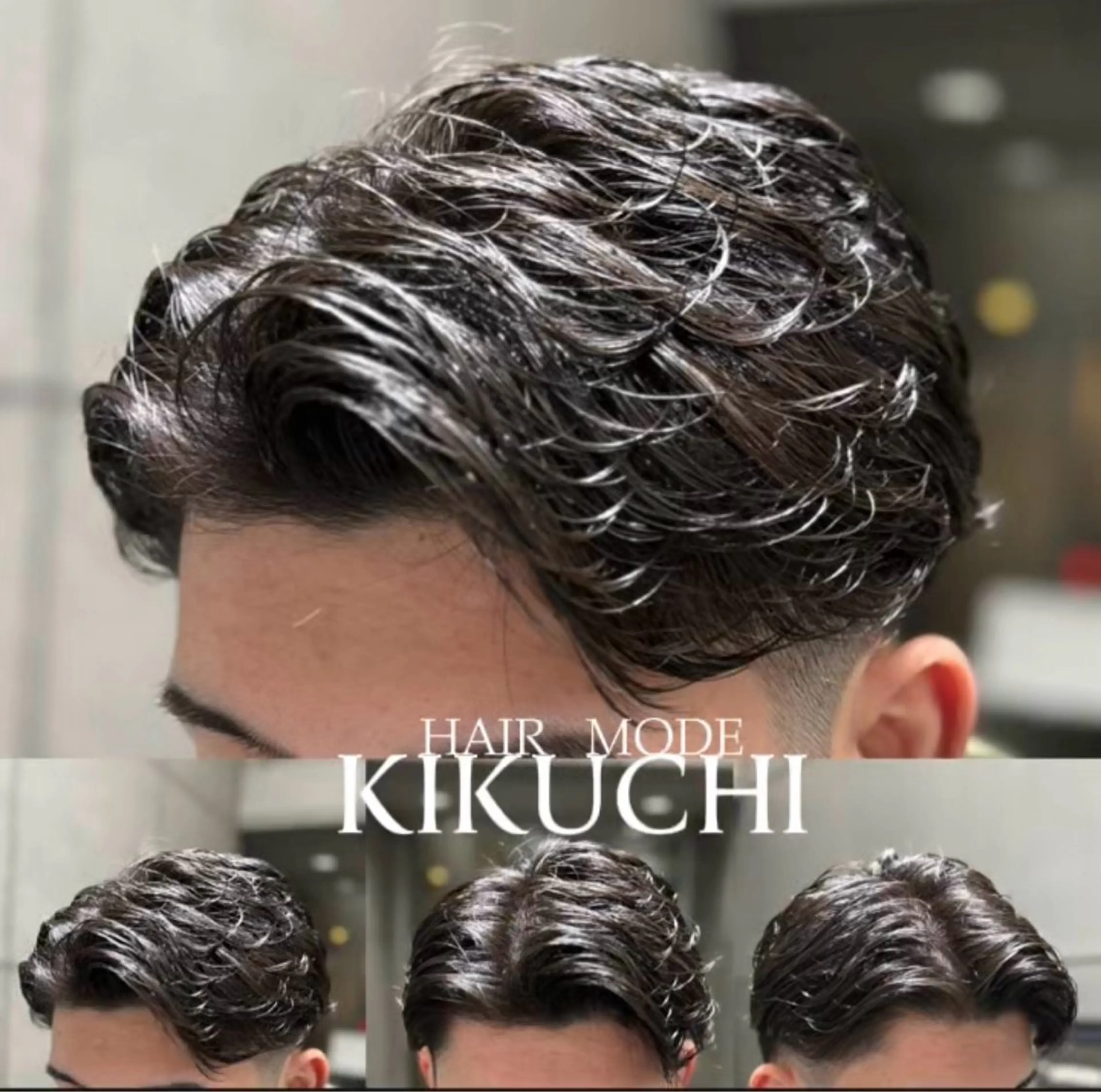 ショート カット パーマ 木下 翼のヘアスタイル